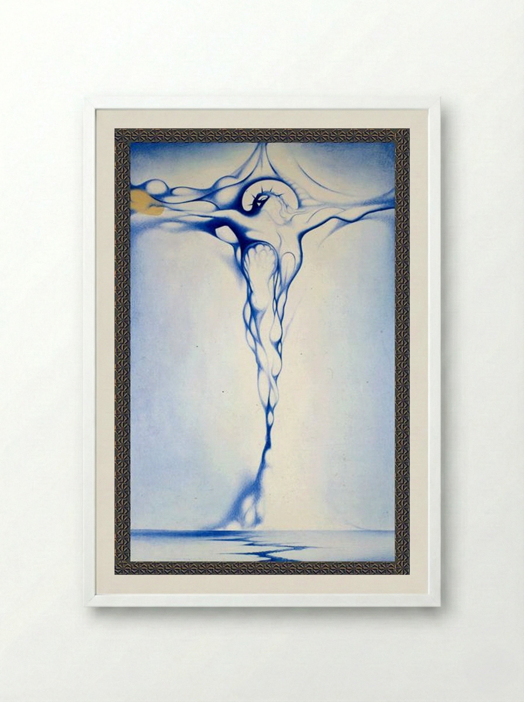 Atomic Explosion - Konstantin Vasilyev - Framed Print White