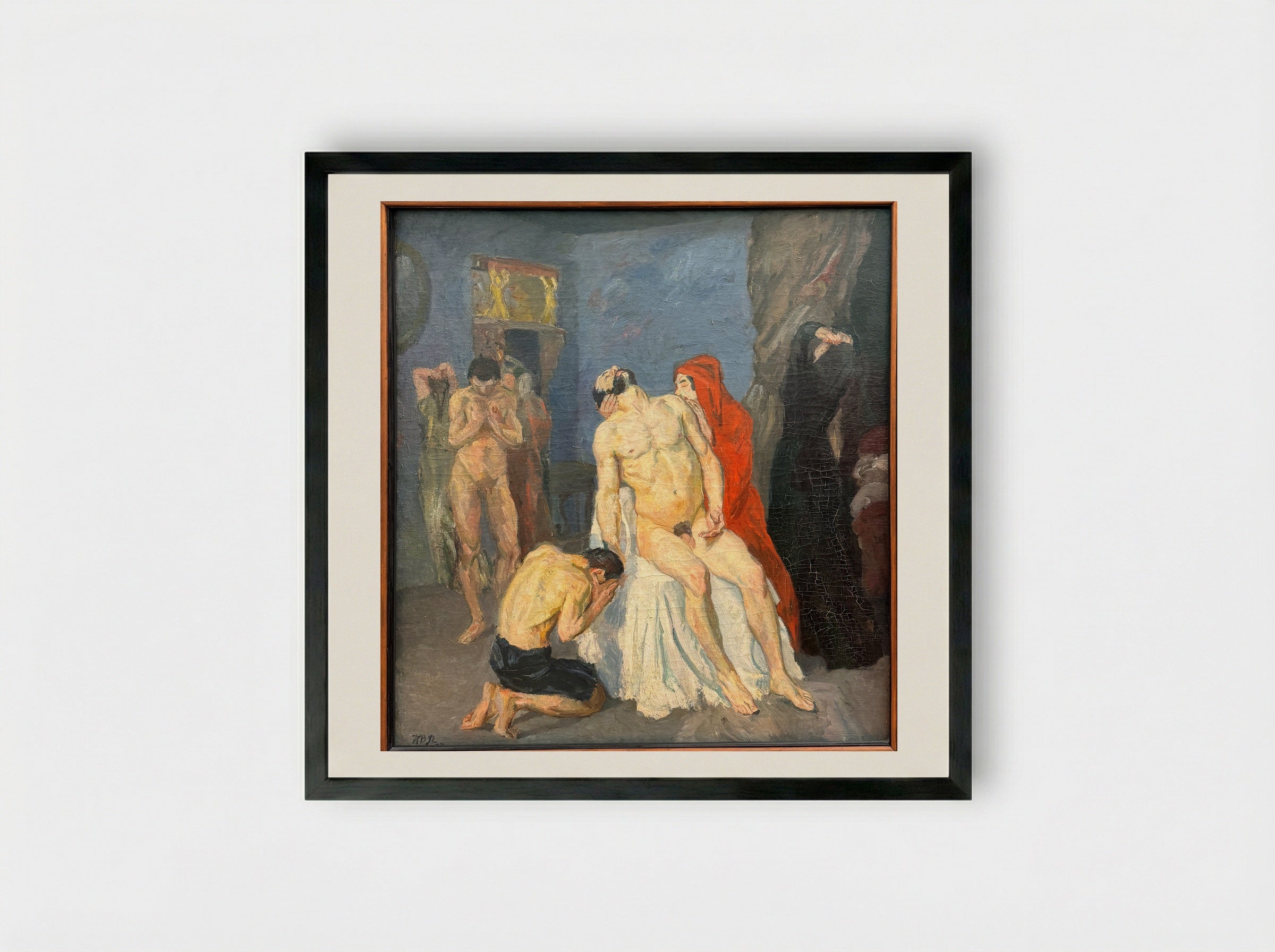The Duchess - Max Beckmann - Framed Print Black