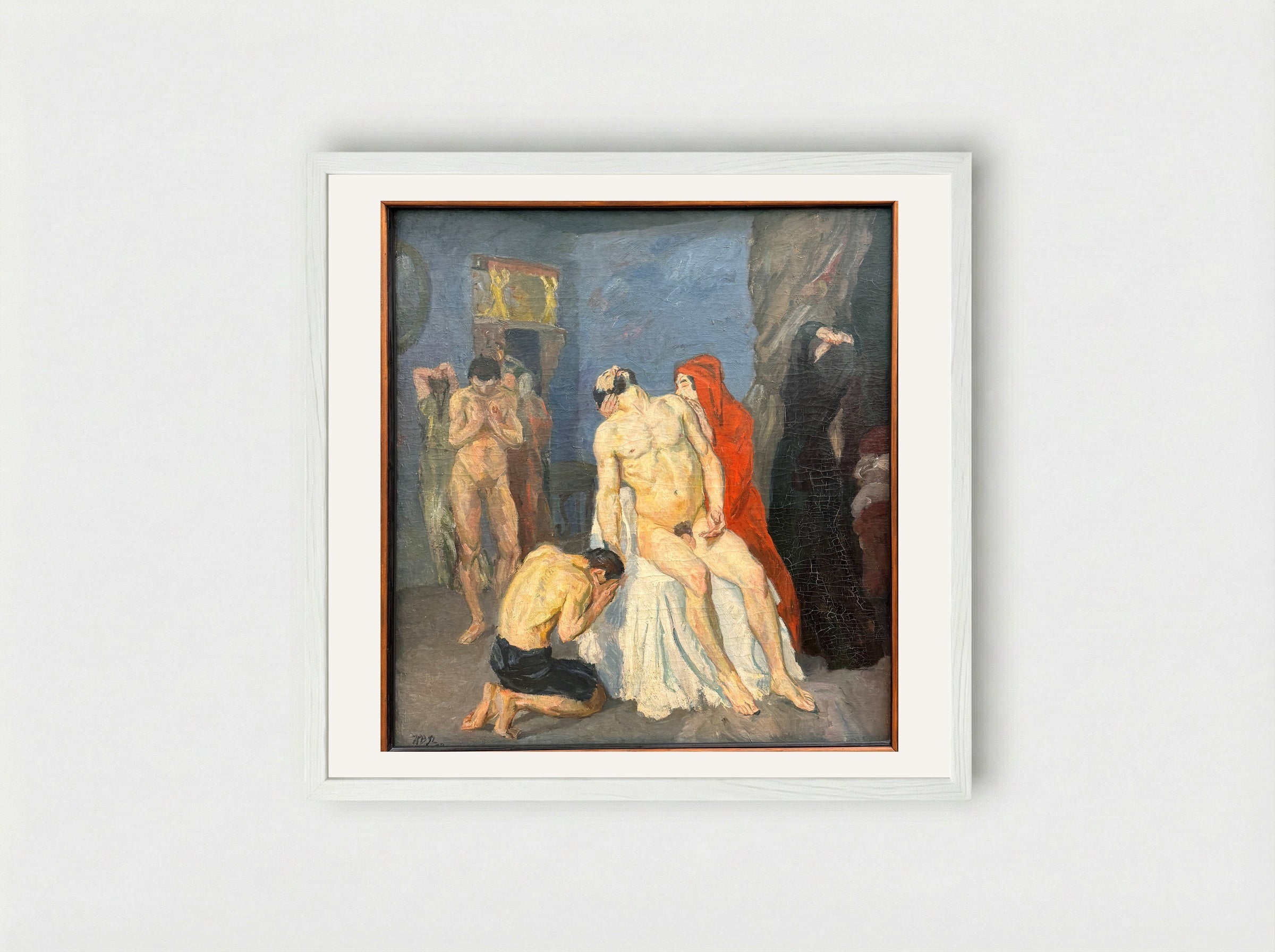 The Duchess - Max Beckmann - Framed Print White