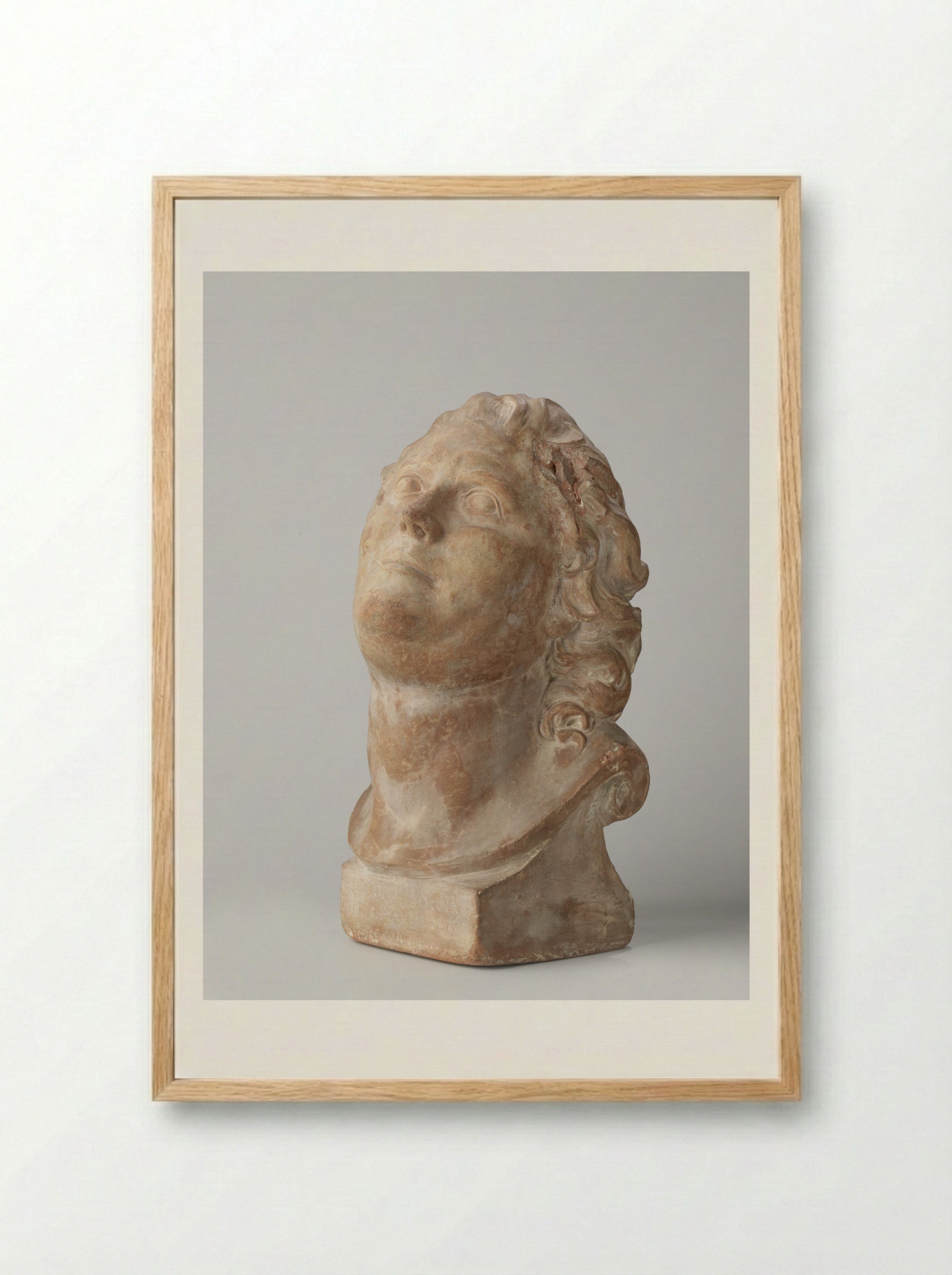 Portret van Johann Hinrich Pratje - Jan Stolker - Framed Print Wood
