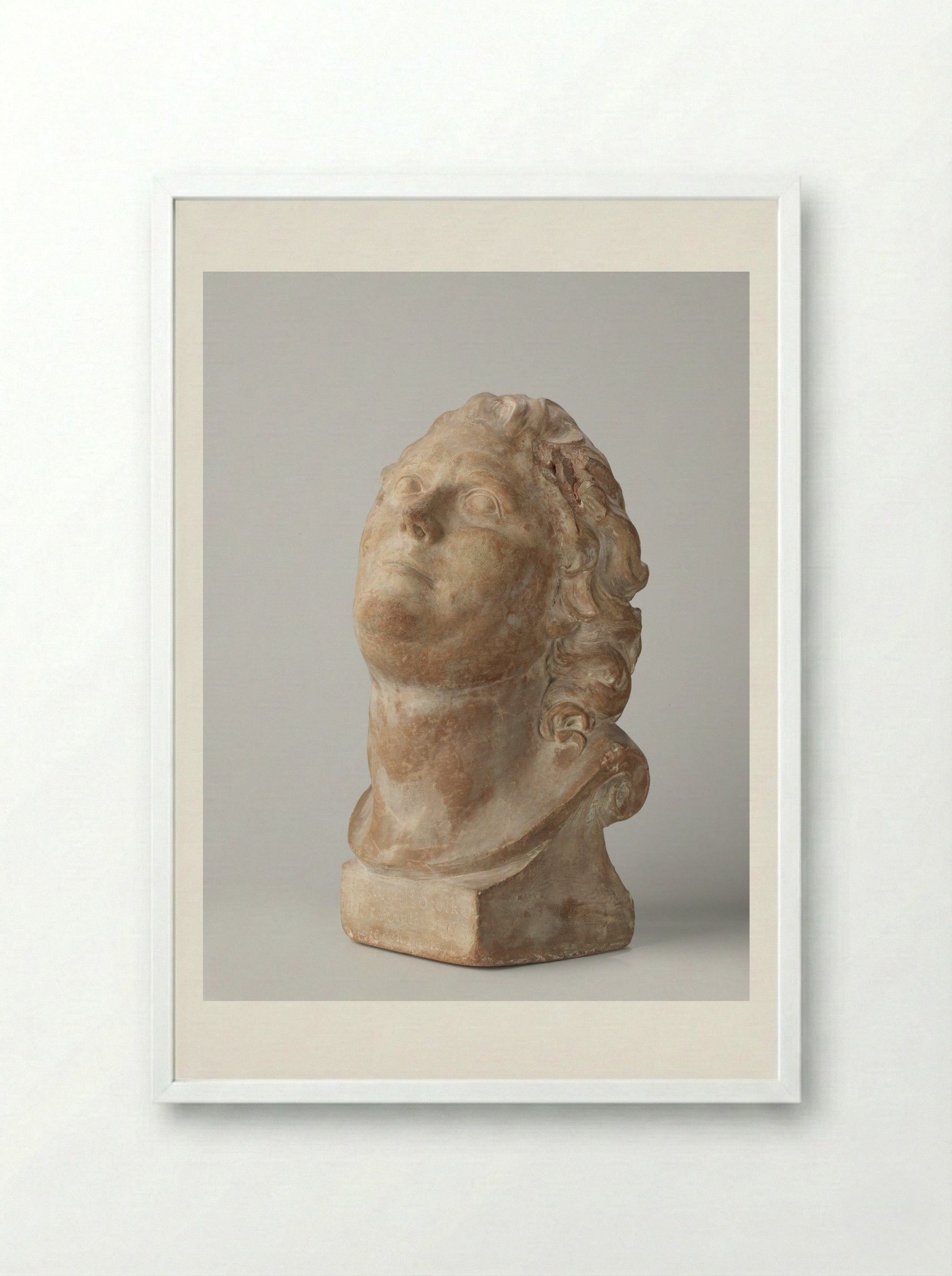 Portret van Johann Hinrich Pratje - Jan Stolker - Framed Print White