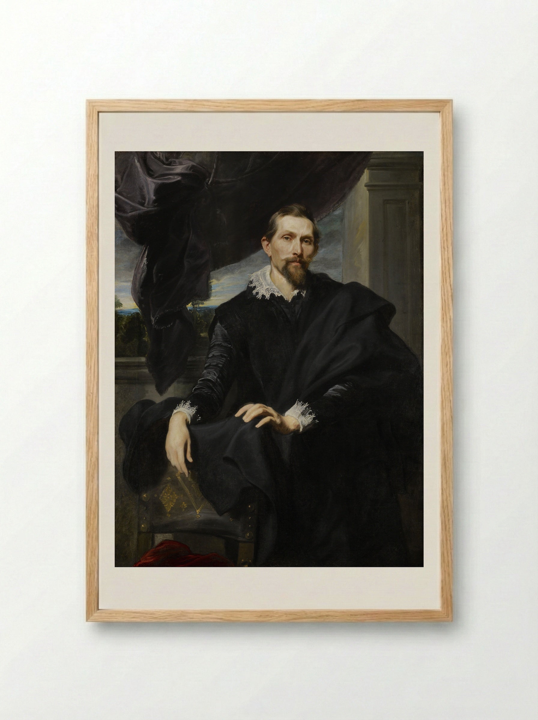 Frans Snyders - Anthony van Dyck - Framed Print Wood