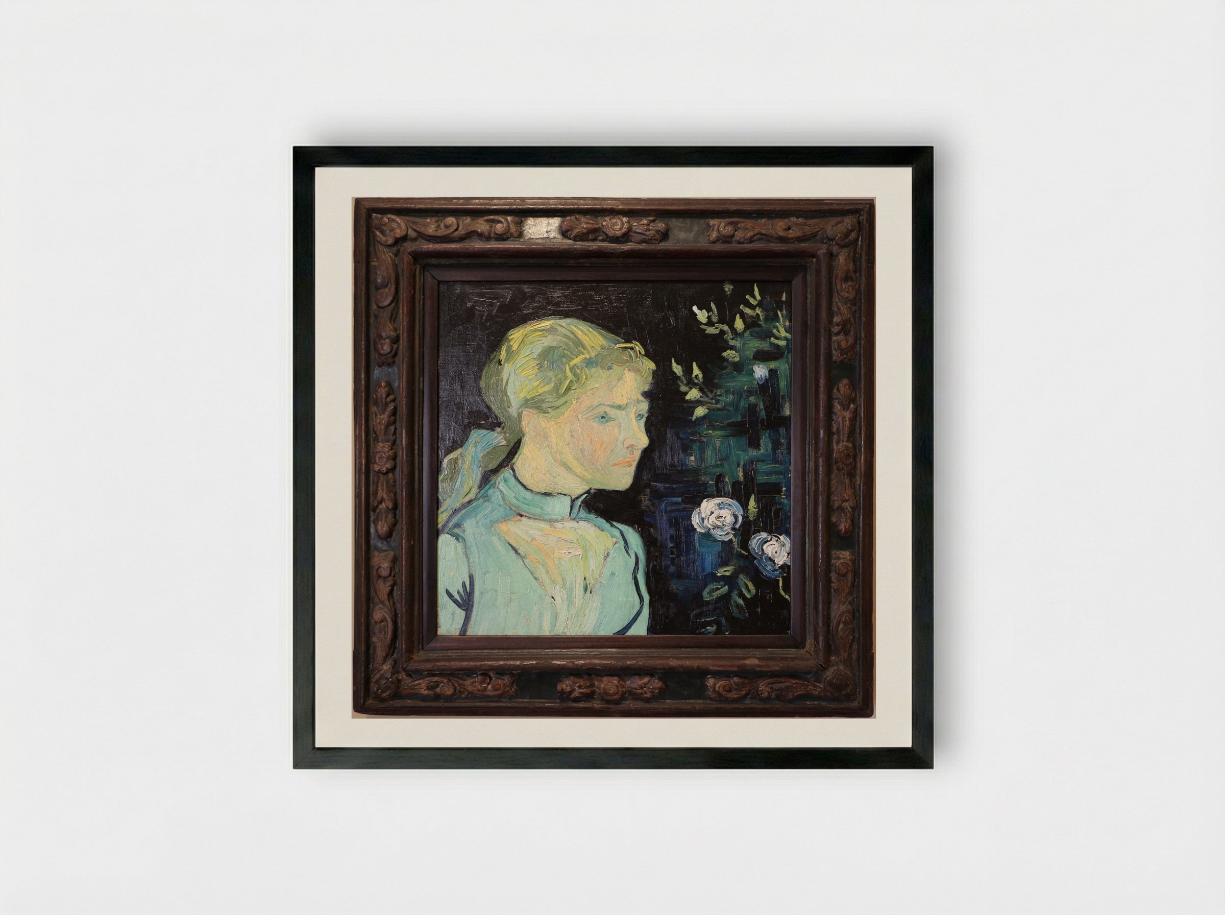 Adeline Ravoux - Vincent van Gogh - Framed Print Black