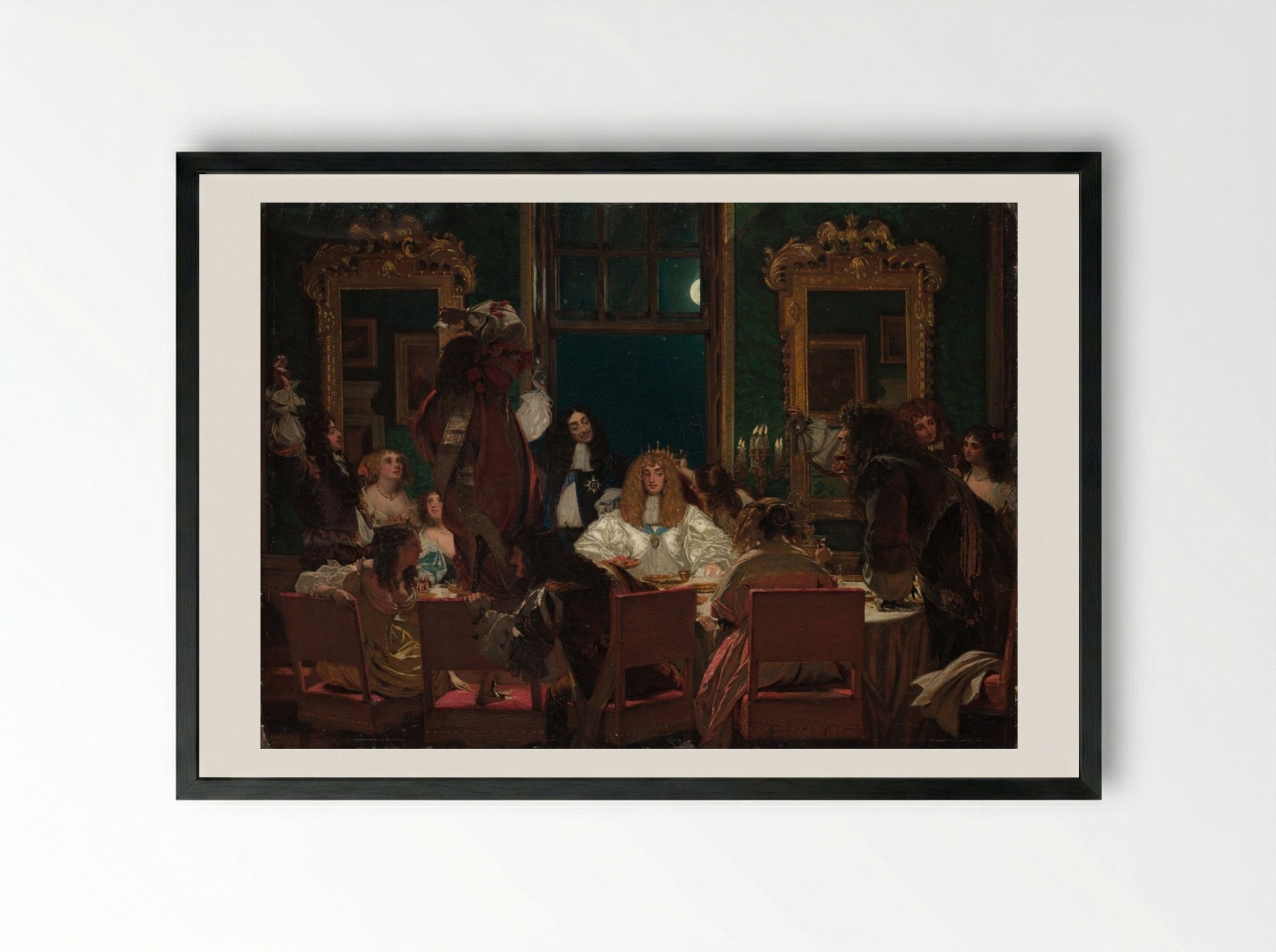 The Life of Buckingham - Augustus Leopold Egg - Framed Print Black