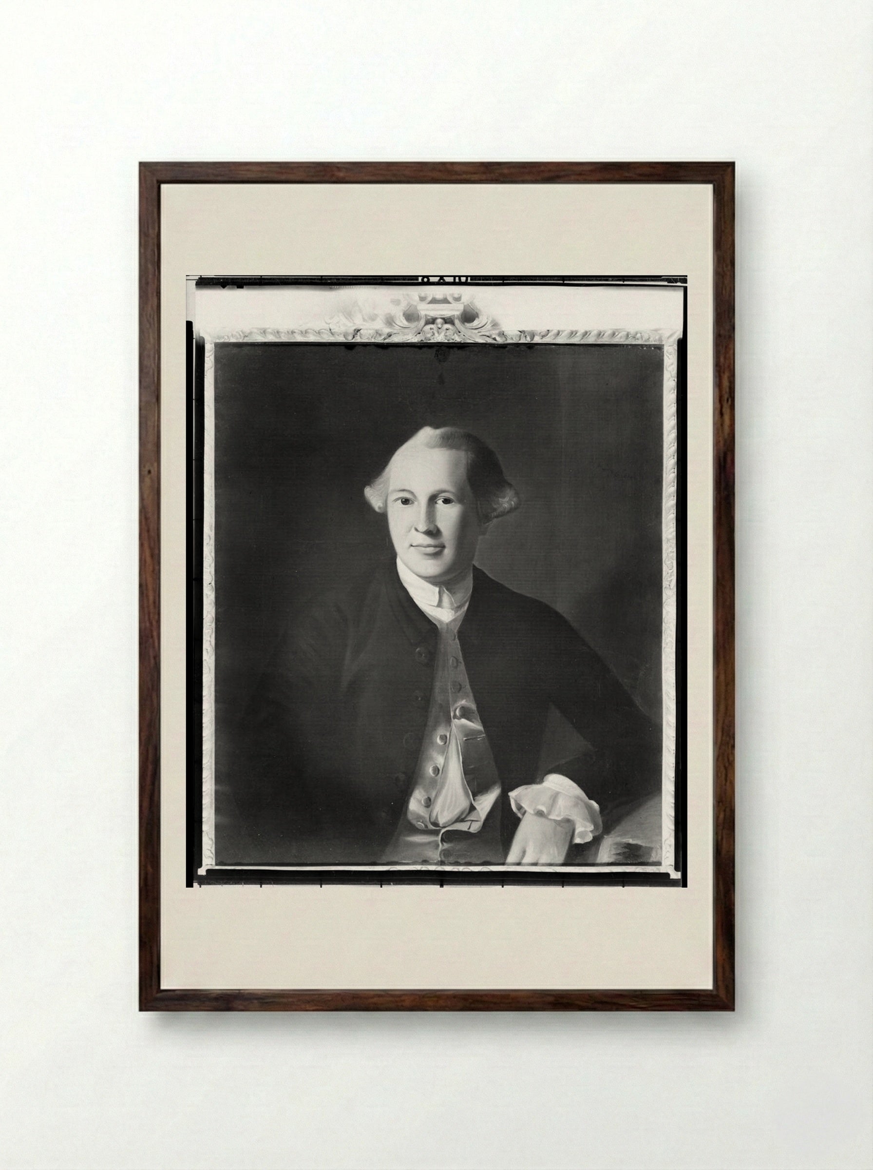 Joseph Warren (1741-1775), after John Singleton Copley - Fine Art Print - Framed Print Dark Wood
