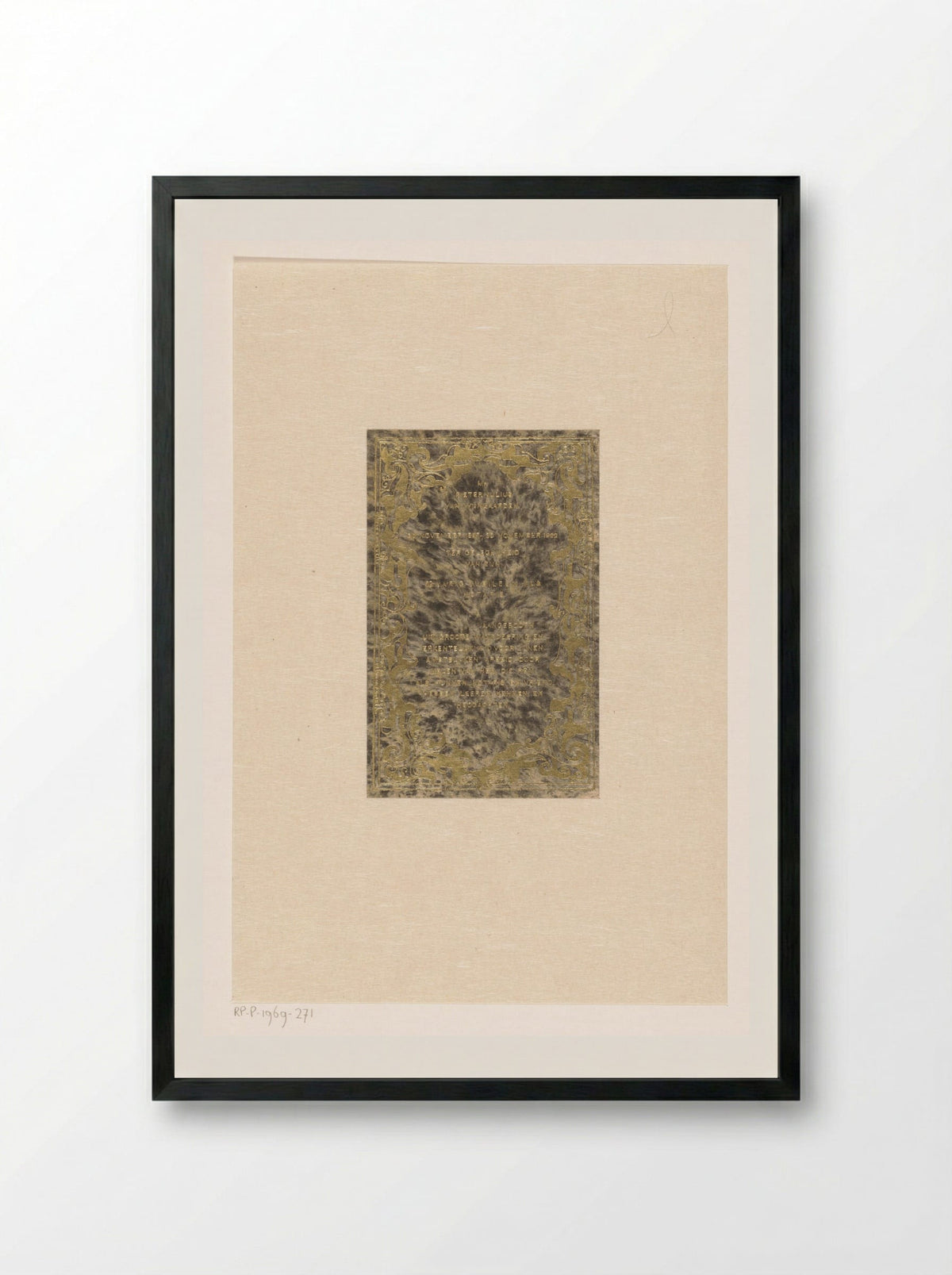 Huldeblijk aan Mr. Pieter Julius van Wijngaarden - Carel Adolph Lion Cachet - Framed Print Black