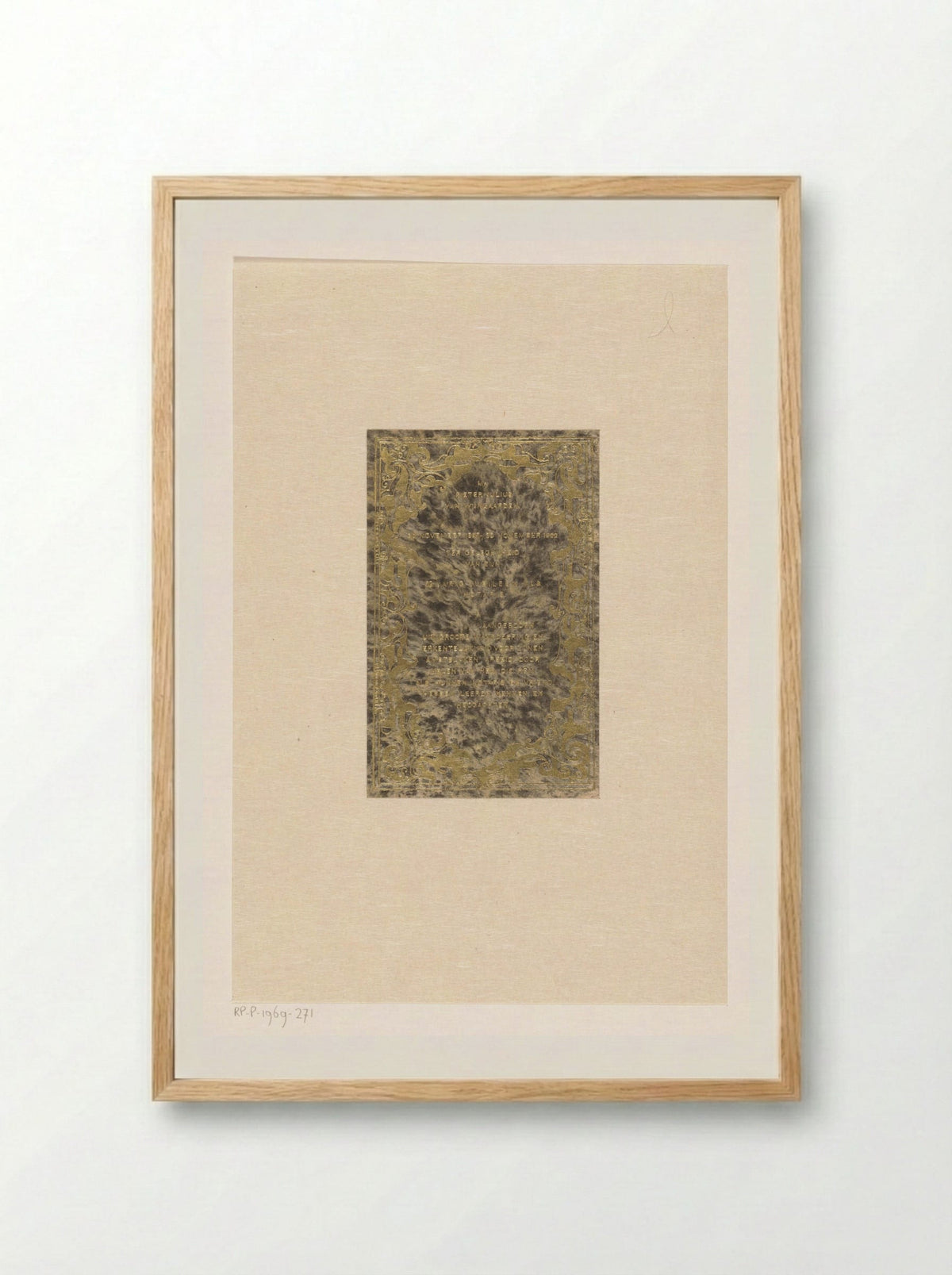 Huldeblijk aan Mr. Pieter Julius van Wijngaarden - Carel Adolph Lion Cachet - Framed Print Wood