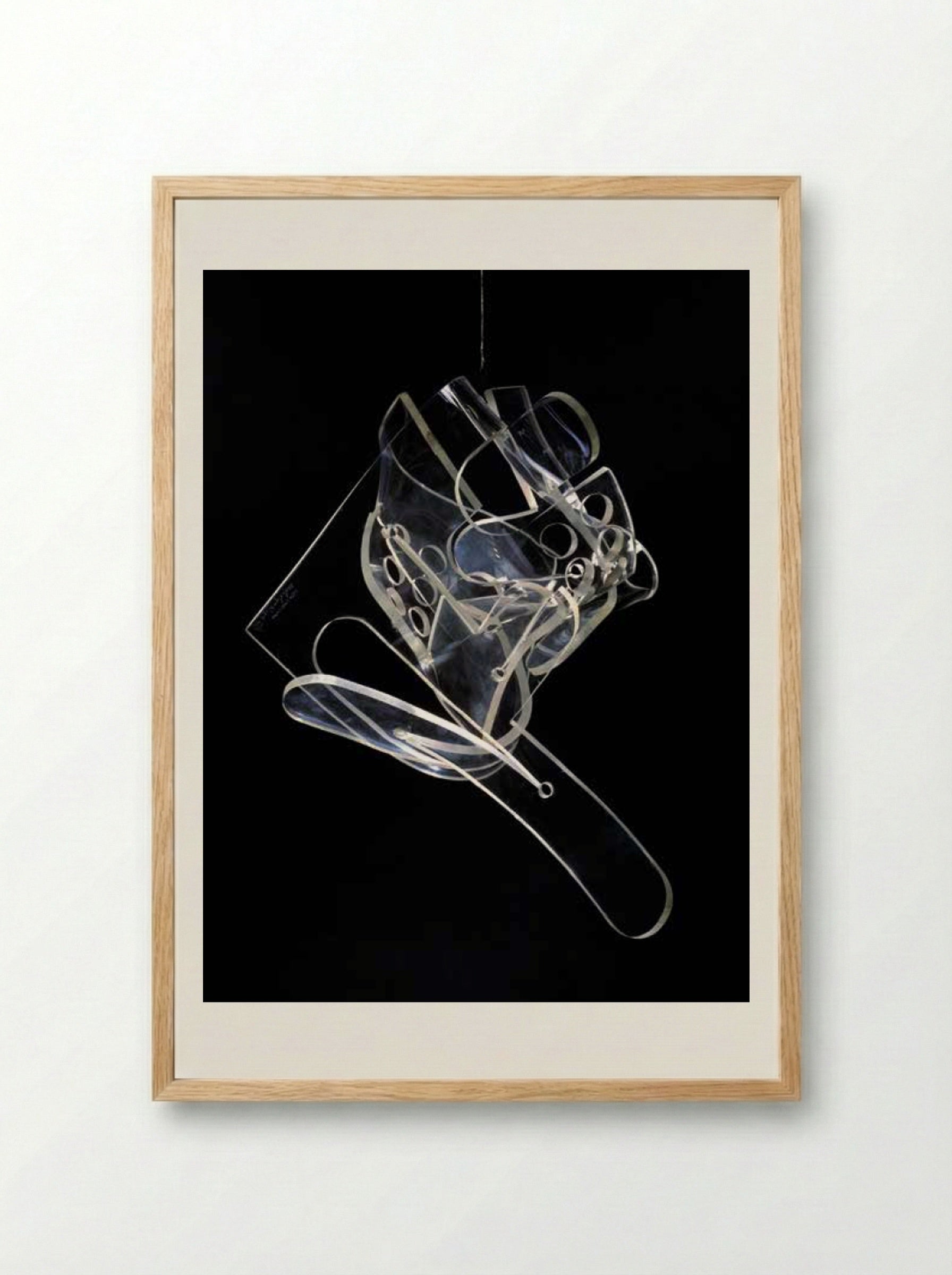 Leda and the Swan - László Moholy-Nagy - Framed Print Wood