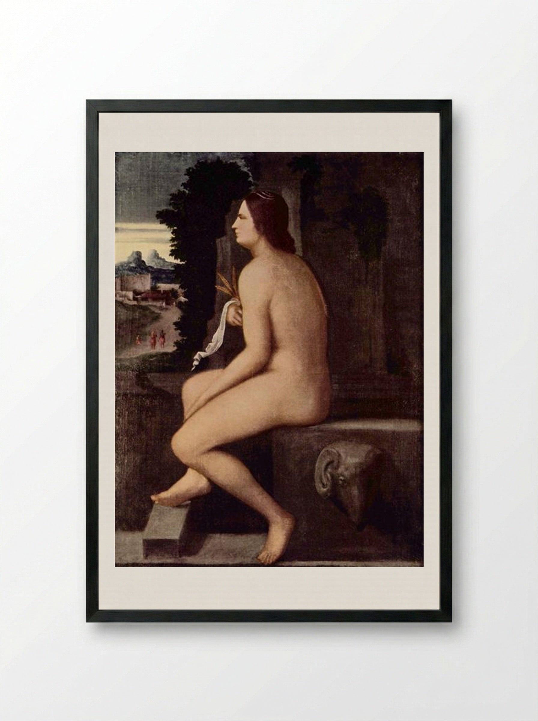 Ceres - Giorgione - Framed Print Black