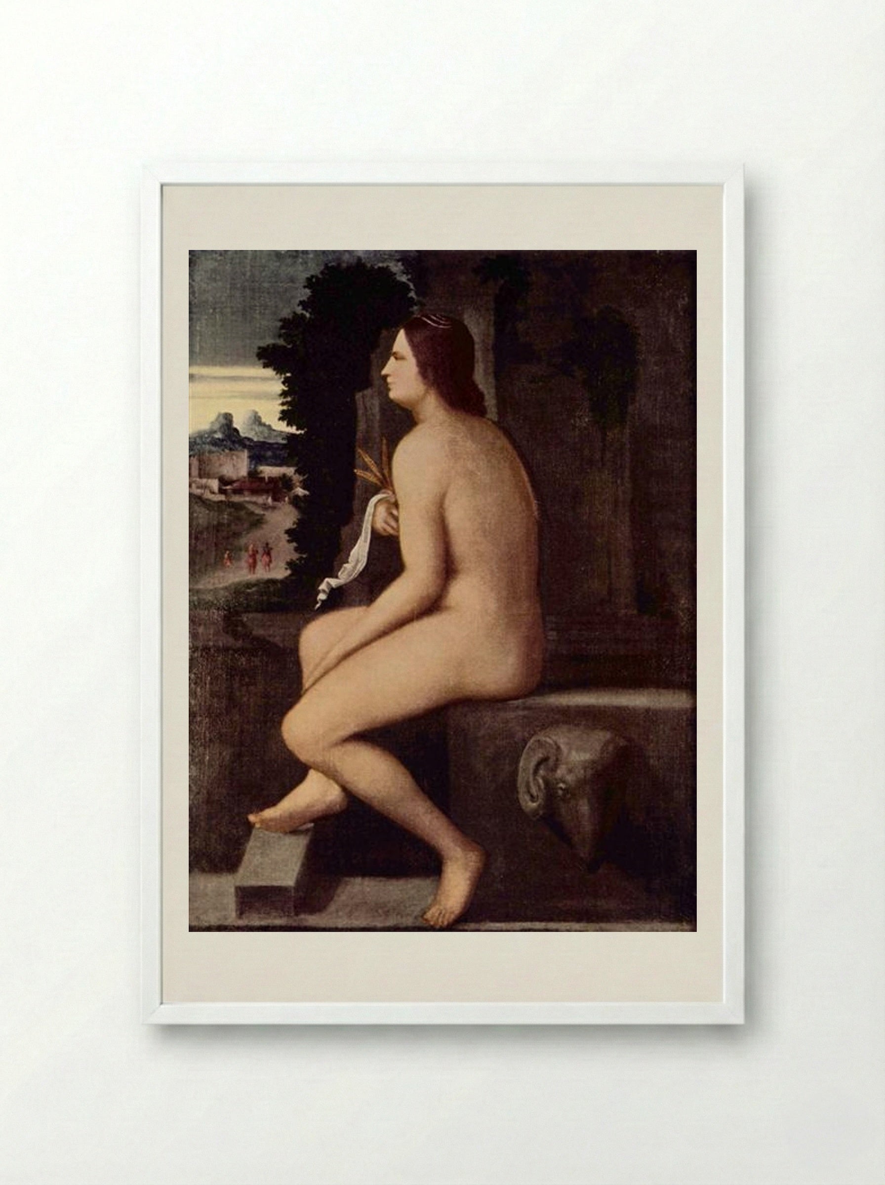 Ceres - Giorgione - Framed Print White