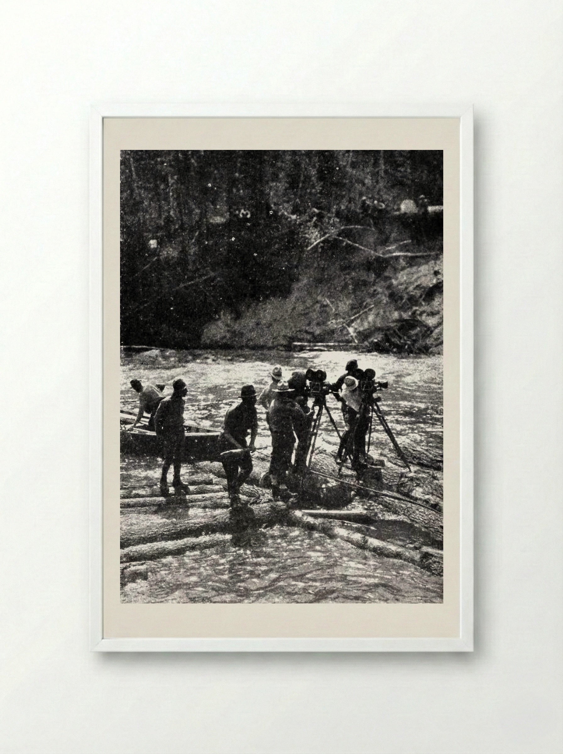A Knockout - George Bellows - Framed Print White