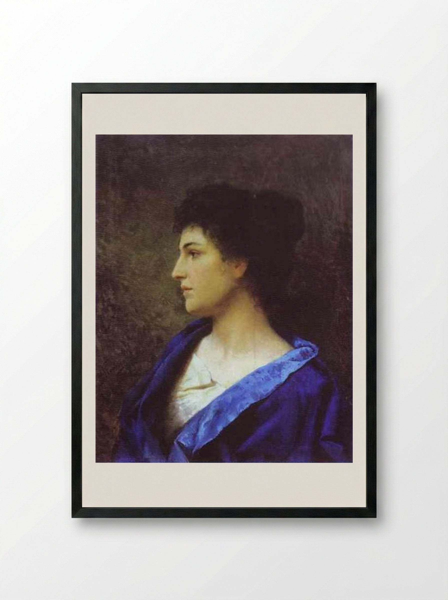 A Gypsy - Henryk Siemiradzki - Framed Print Black
