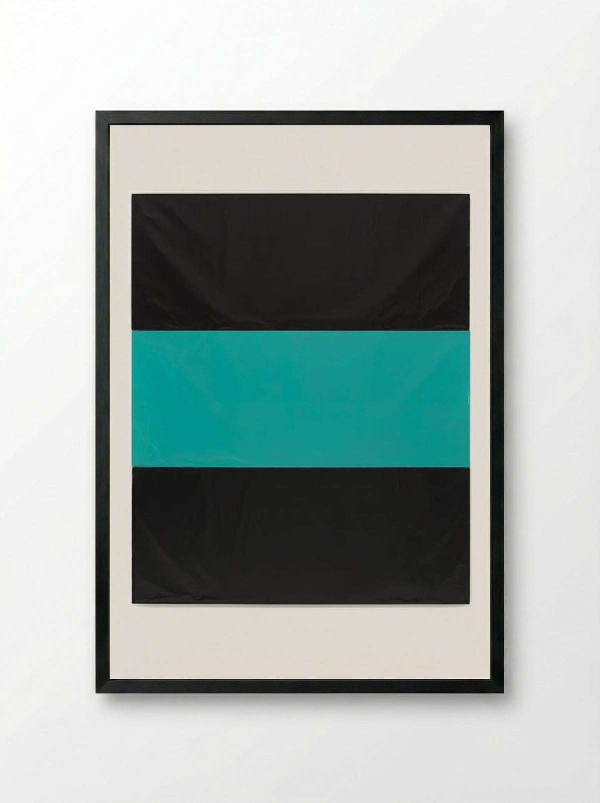 Untitled (Abstract Grid) - Günther Förg - Framed Print Black