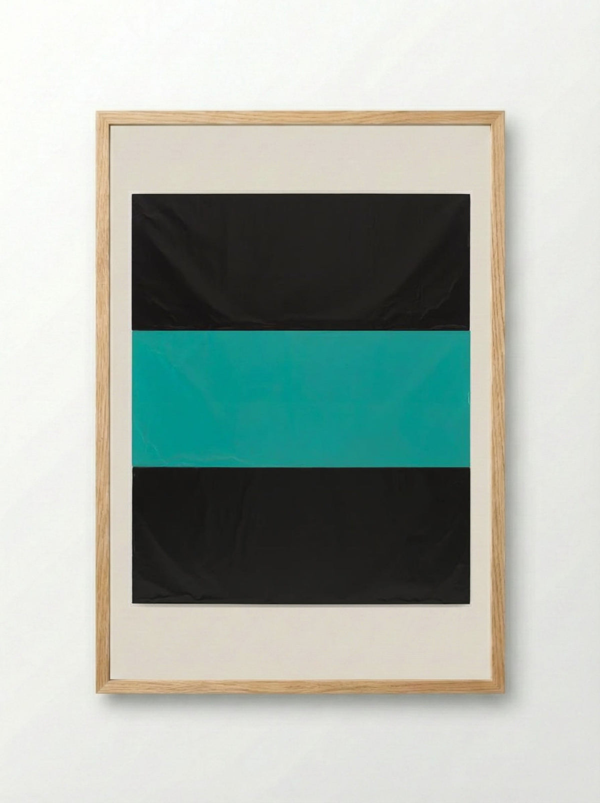 Untitled (Abstract Grid) - Günther Förg - Framed Print Wood