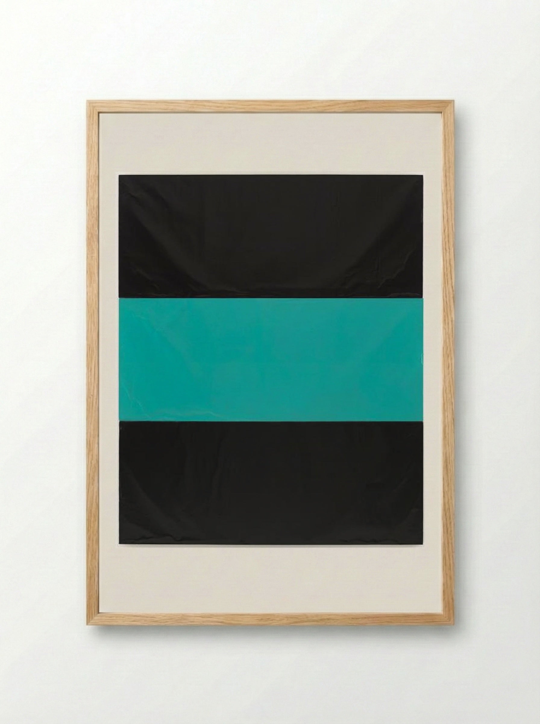 Untitled (Abstract Grid) - Günther Förg - Framed Print Wood