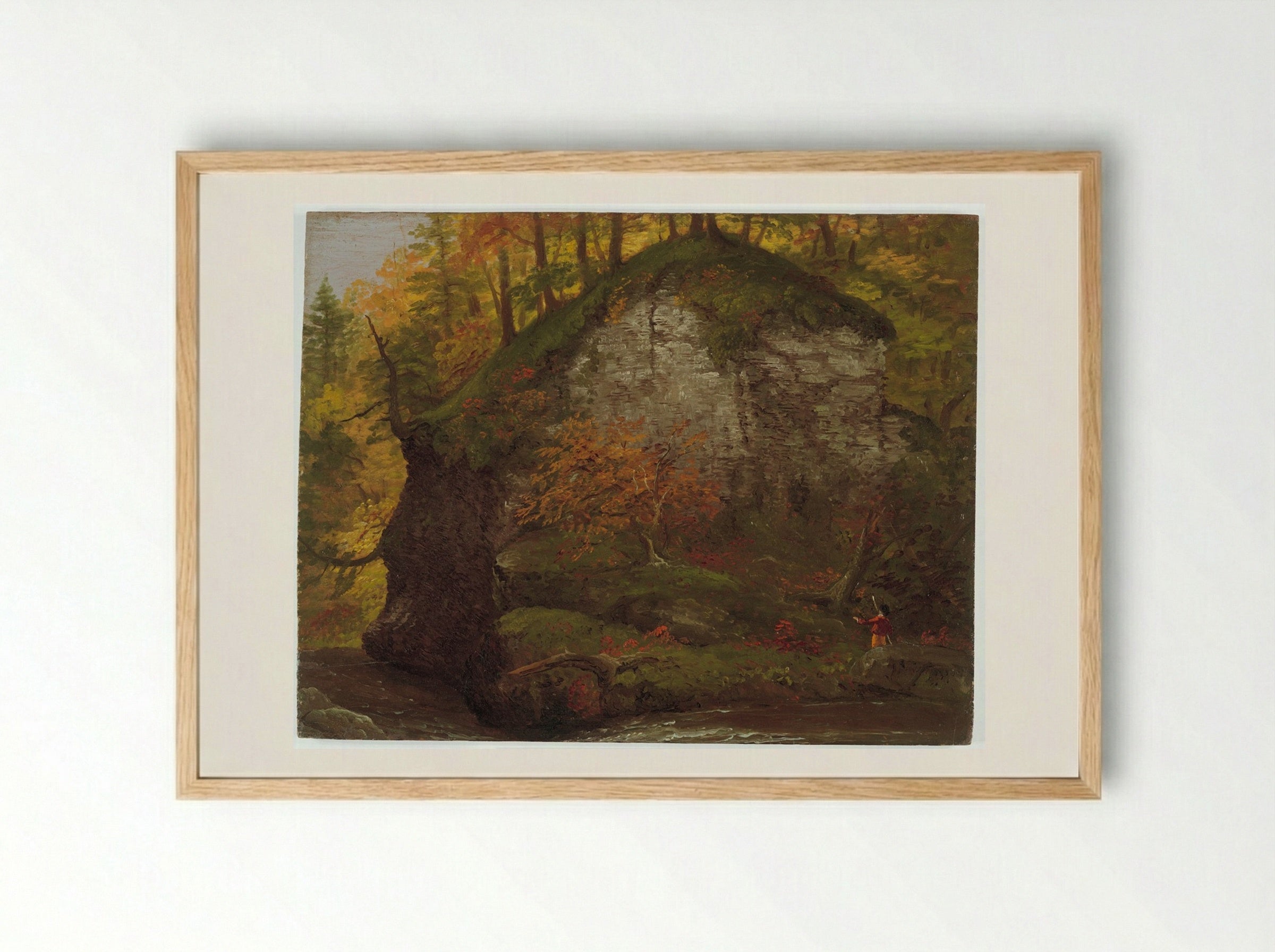 Watkins Glen - Thomas Cole - Framed Print Wood