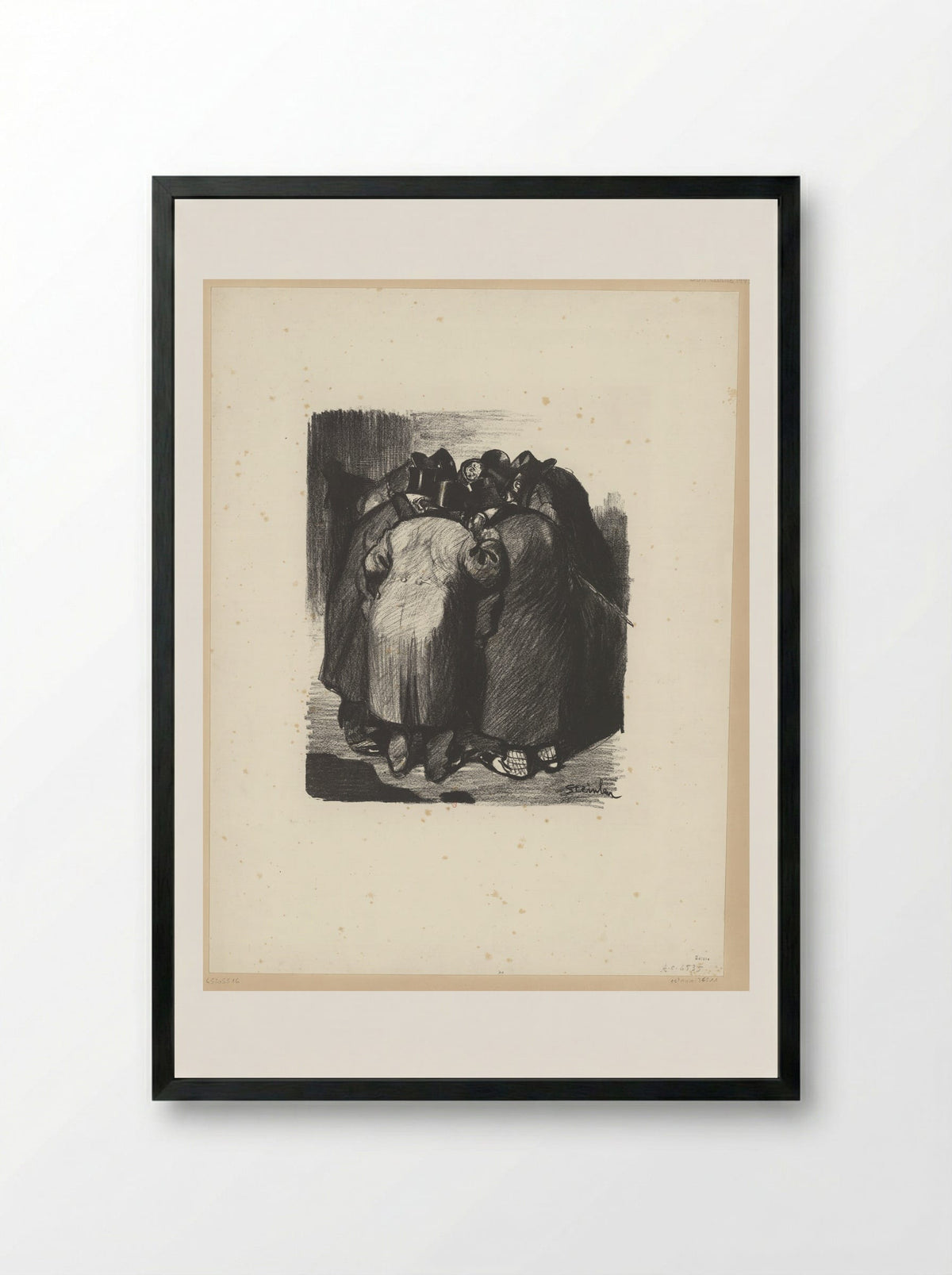 Association de Malfaiteurs - Théophile Steinlen - Framed Print Black