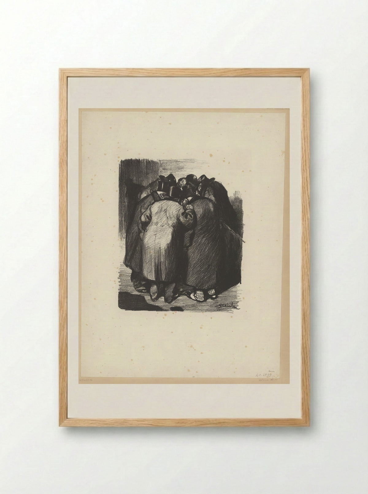 Association de Malfaiteurs - Théophile Steinlen - Framed Print Wood