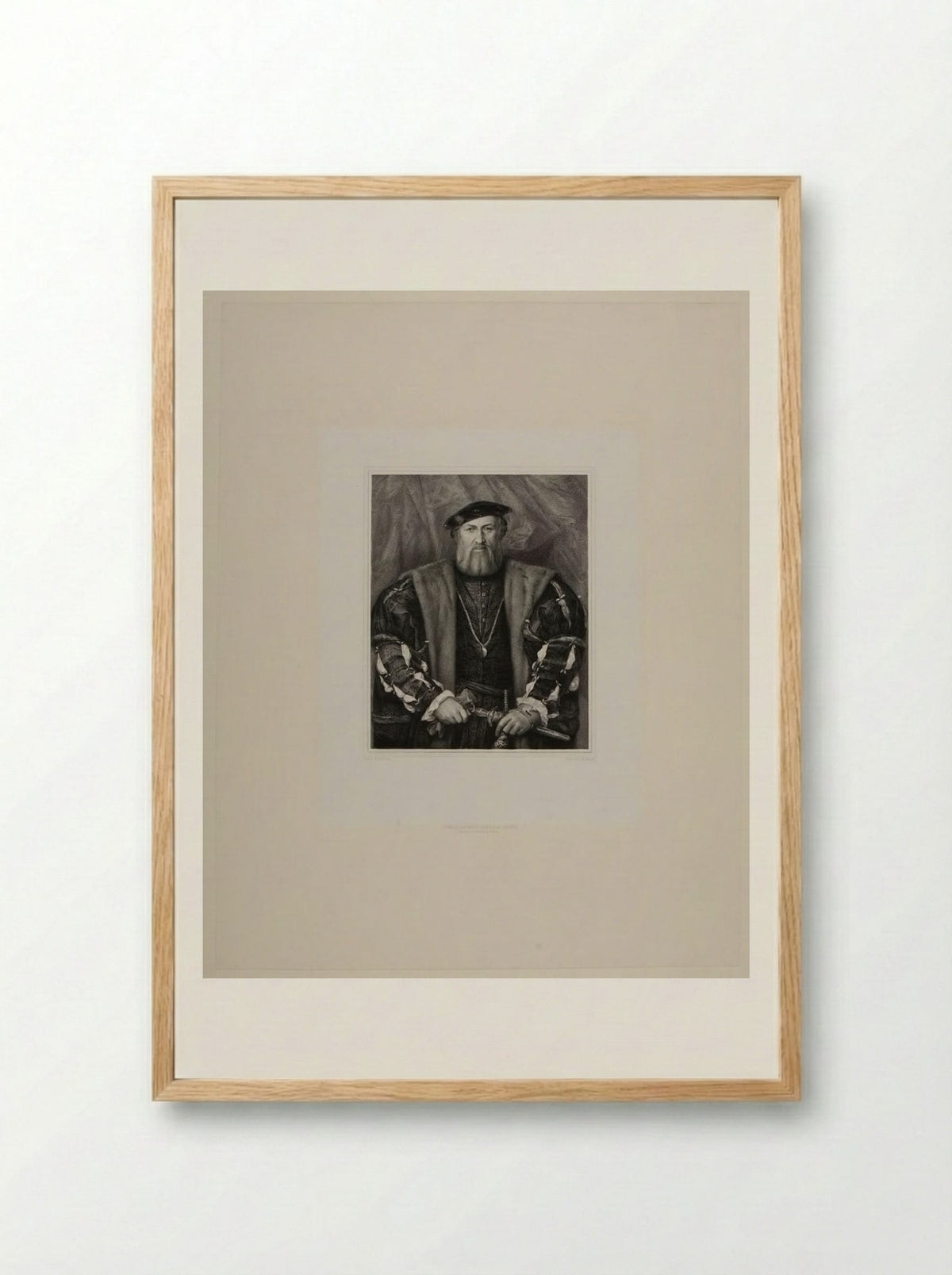 Hubert Morett - Lazarus Gottlieb Sichling - Framed Print Wood