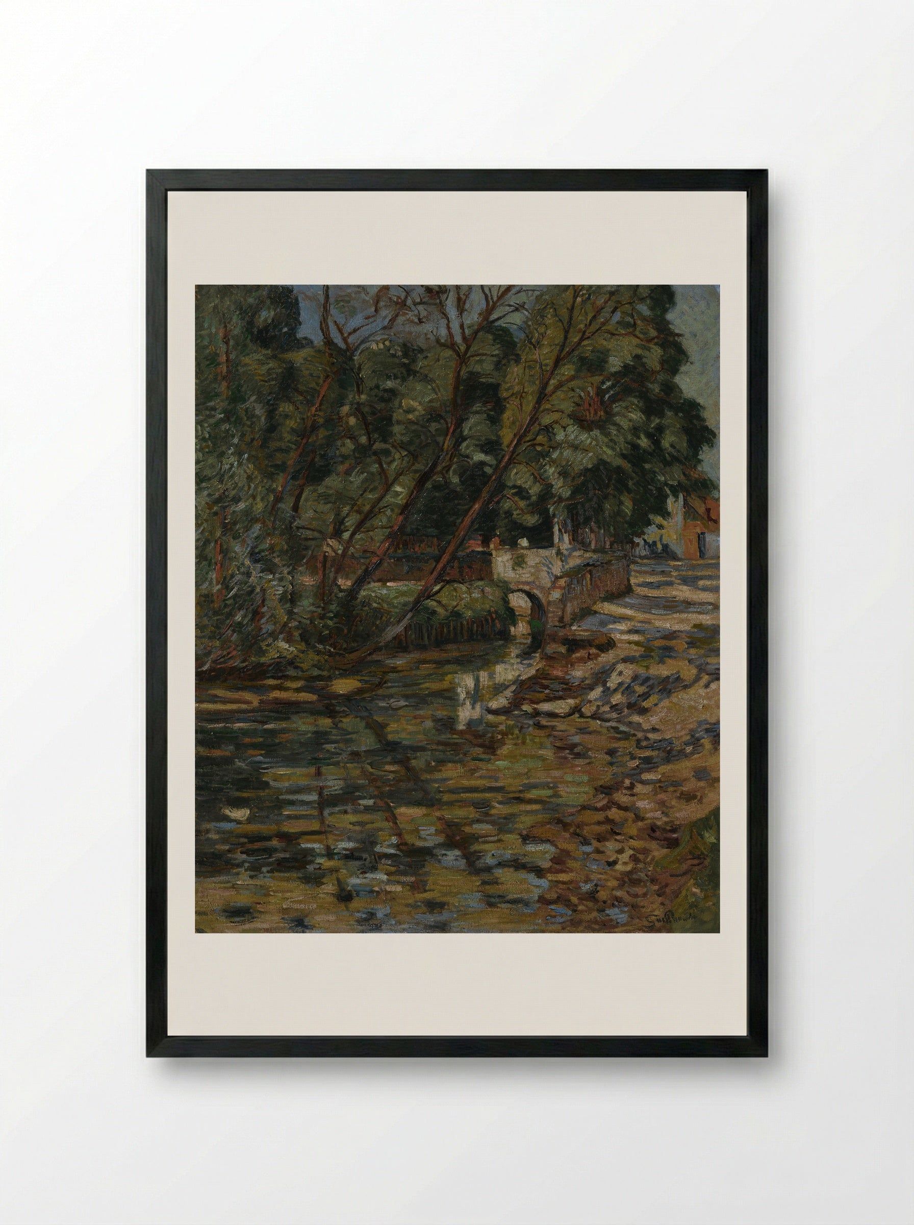 Epinay-sur-Orge - Armand Guillaumin - Framed Print Black