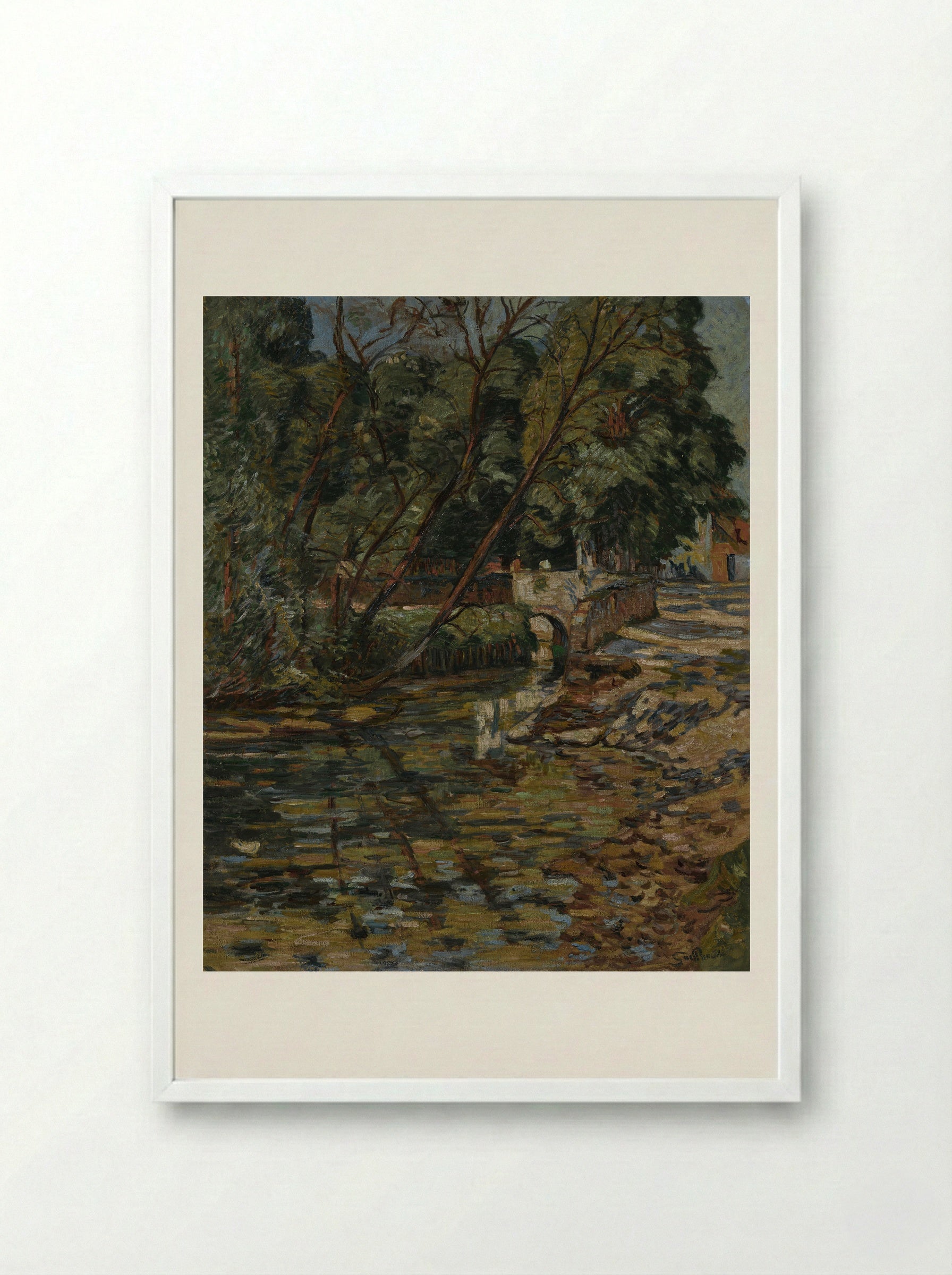 Epinay-sur-Orge - Armand Guillaumin - Framed Print White