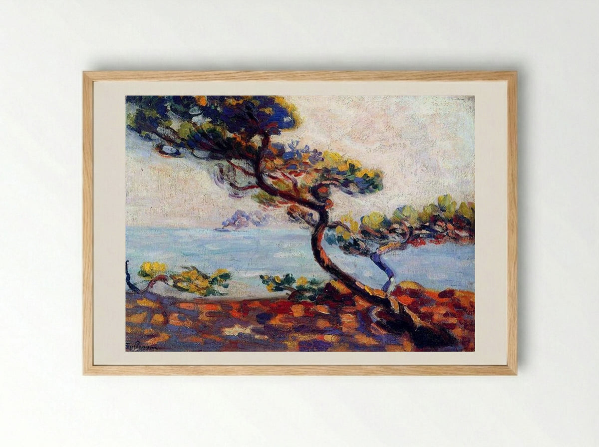 Dans le Midi - Armand Guillaumin - Framed Print Wood