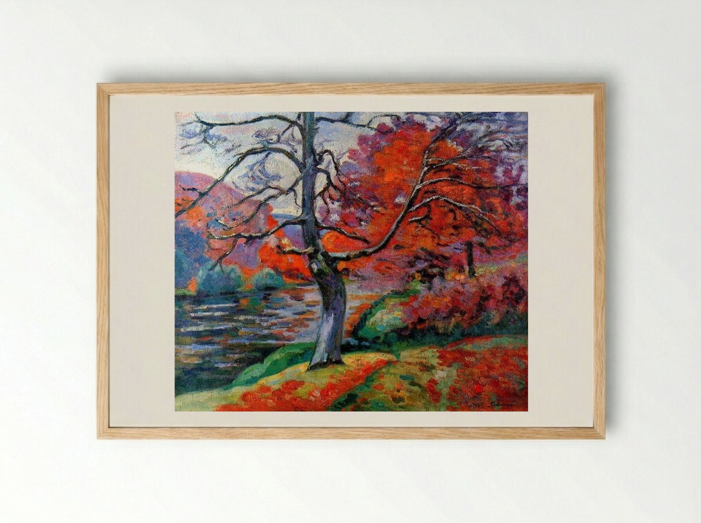 Echo Rock - Armand Guillaumin - Framed Print Wood