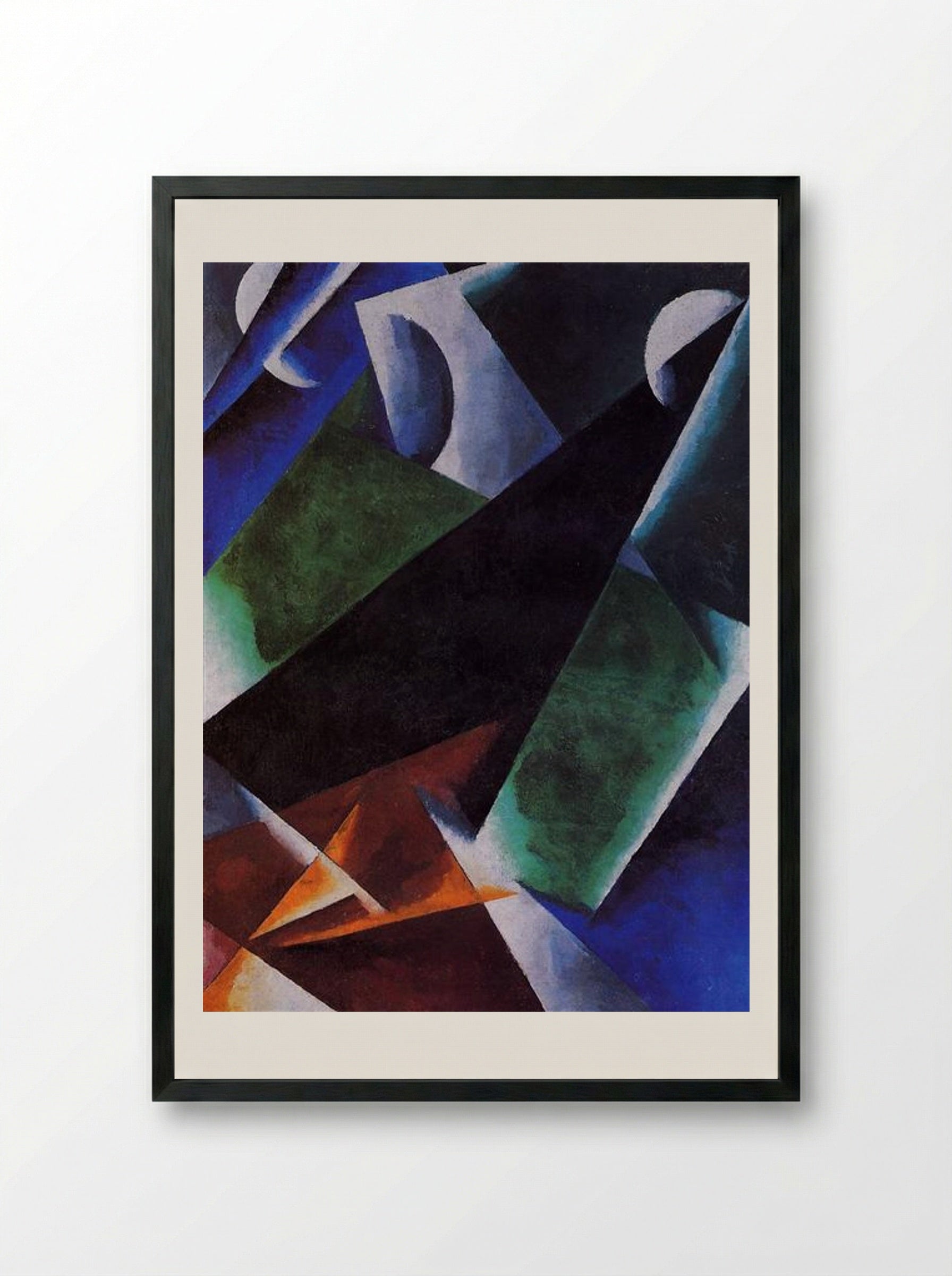 Painterly-Architectonic - Lyubov Popova - Framed Print Black