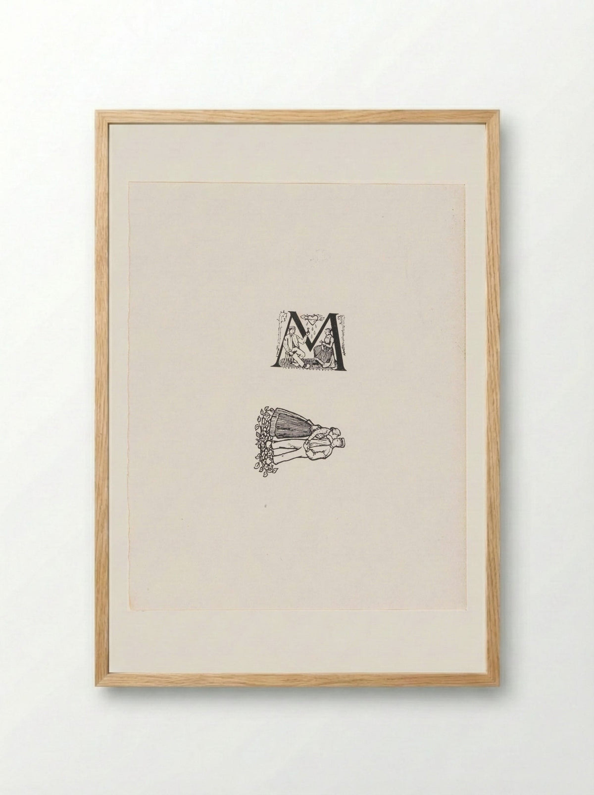 Twee voorstellingen (Two Scenes) - Julie de Graag - Framed Print Wood