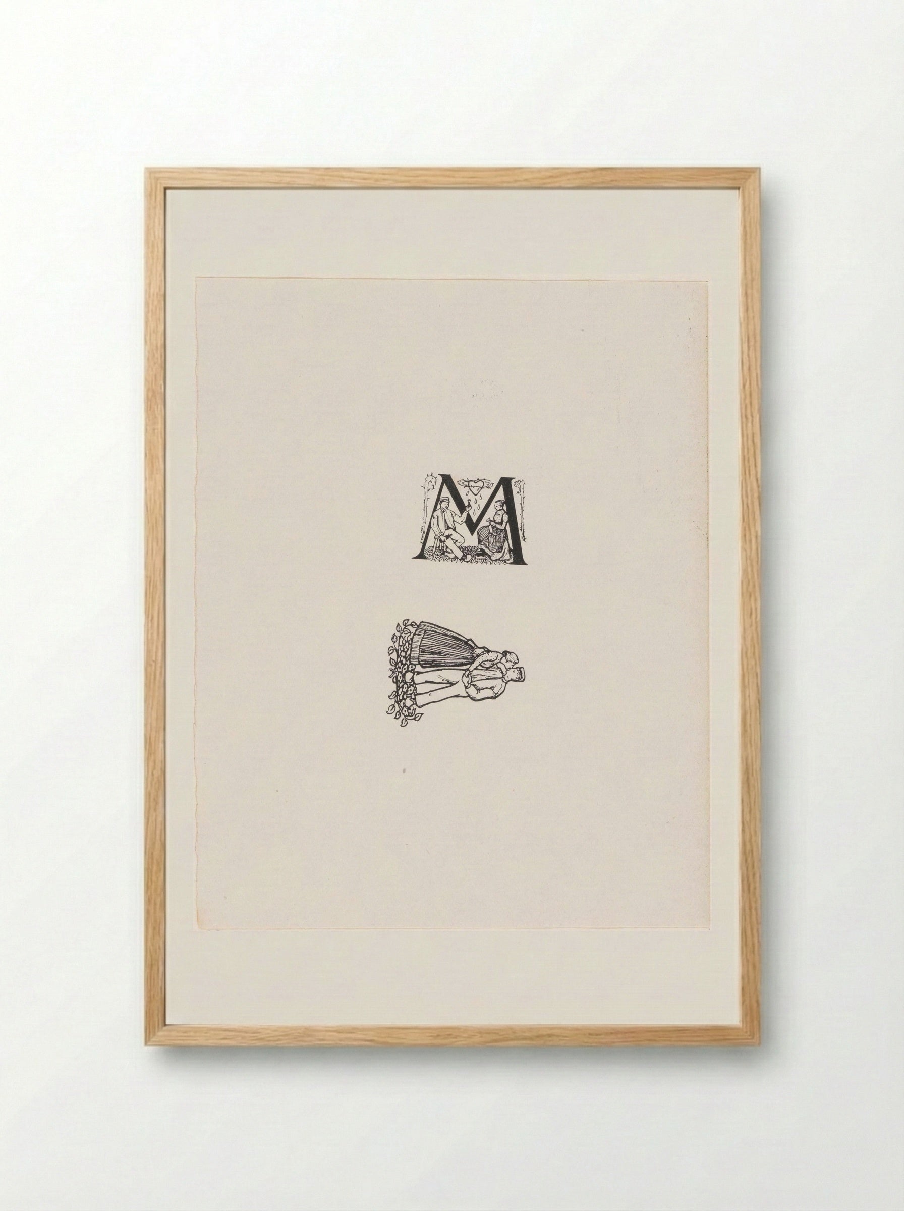 Twee voorstellingen (Two Scenes) - Julie de Graag - Framed Print Wood