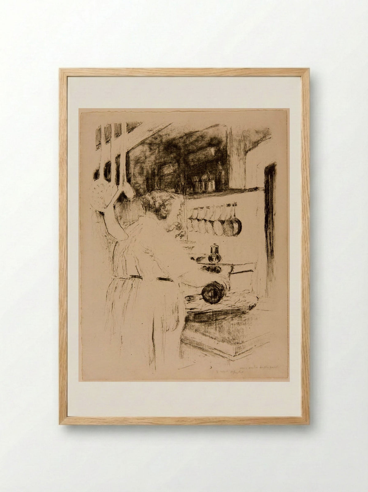 The Cook - Edouard Vuillard - Framed Print Wood