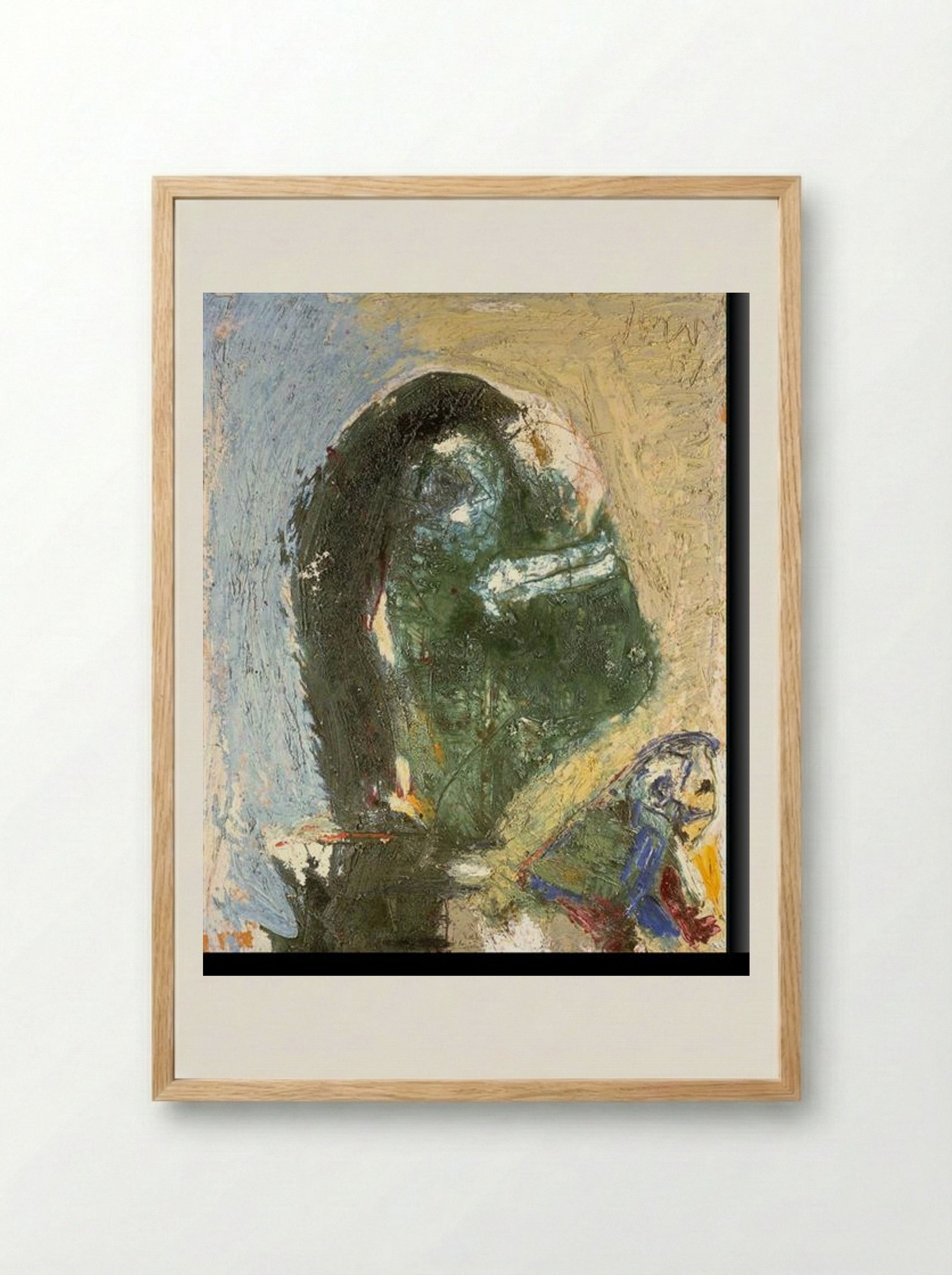 The Timid Proud One - Asger Jorn - Framed Print Wood