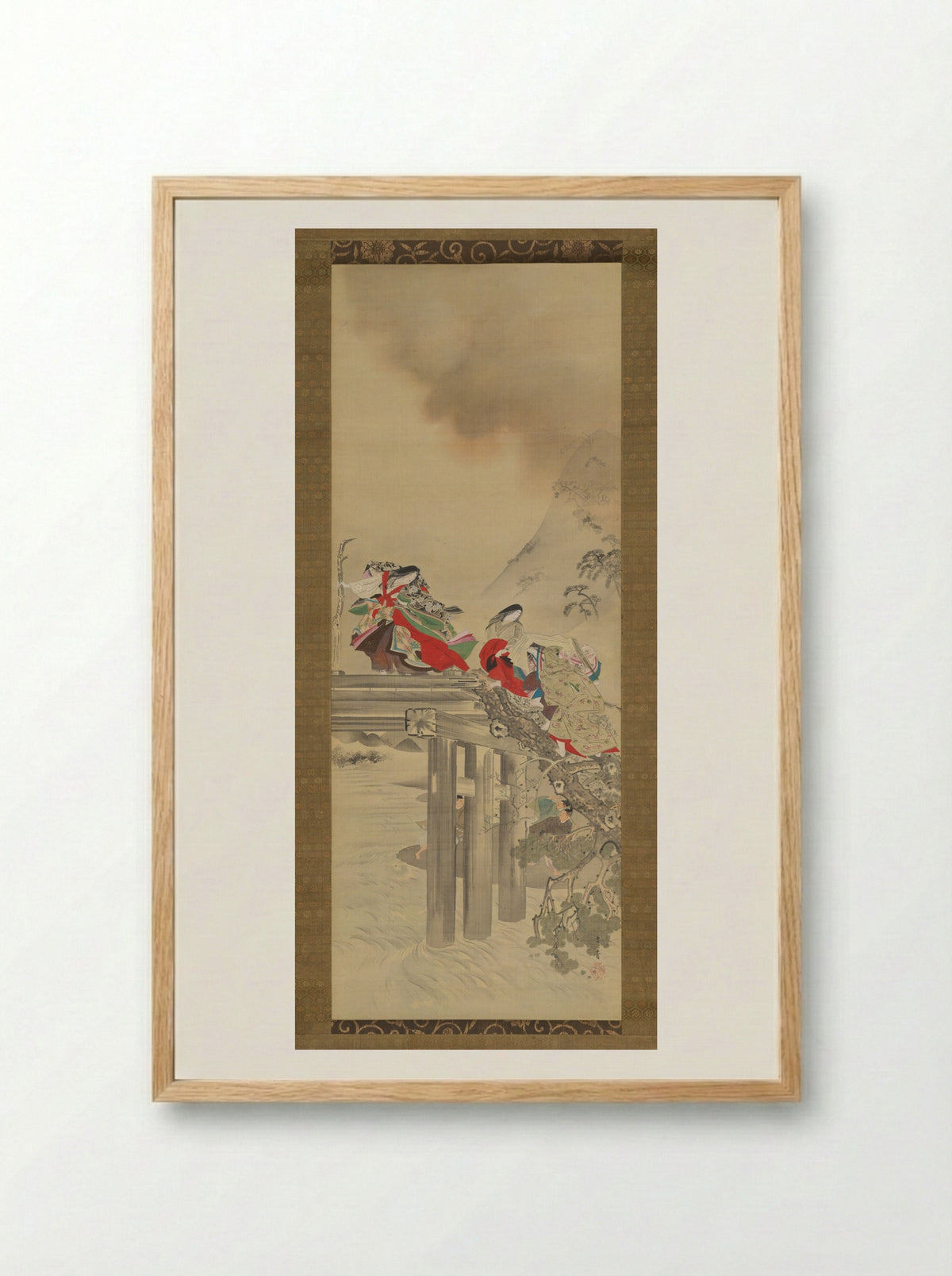 Lady Iga - Kikuchi Yōsai - Framed Print Wood
