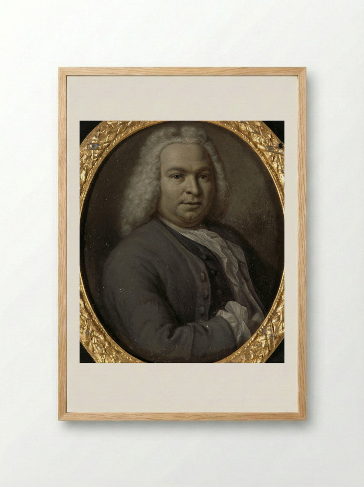 Portrait of Theodoor van Snakenburg - Hieronymus van der Mij - Framed Print Wood