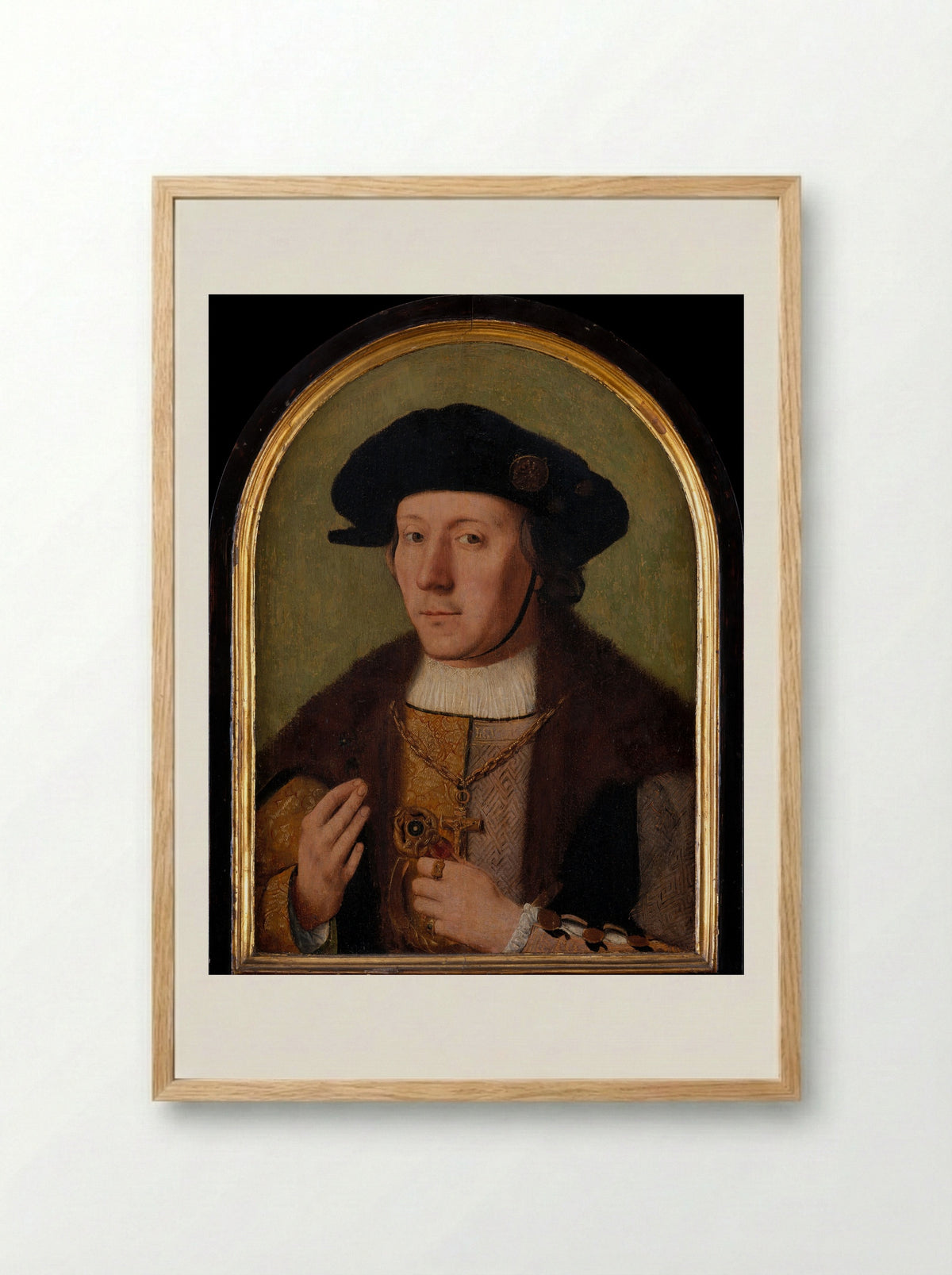 Portrait of a Man - Quinten Massys - Framed Print Wood