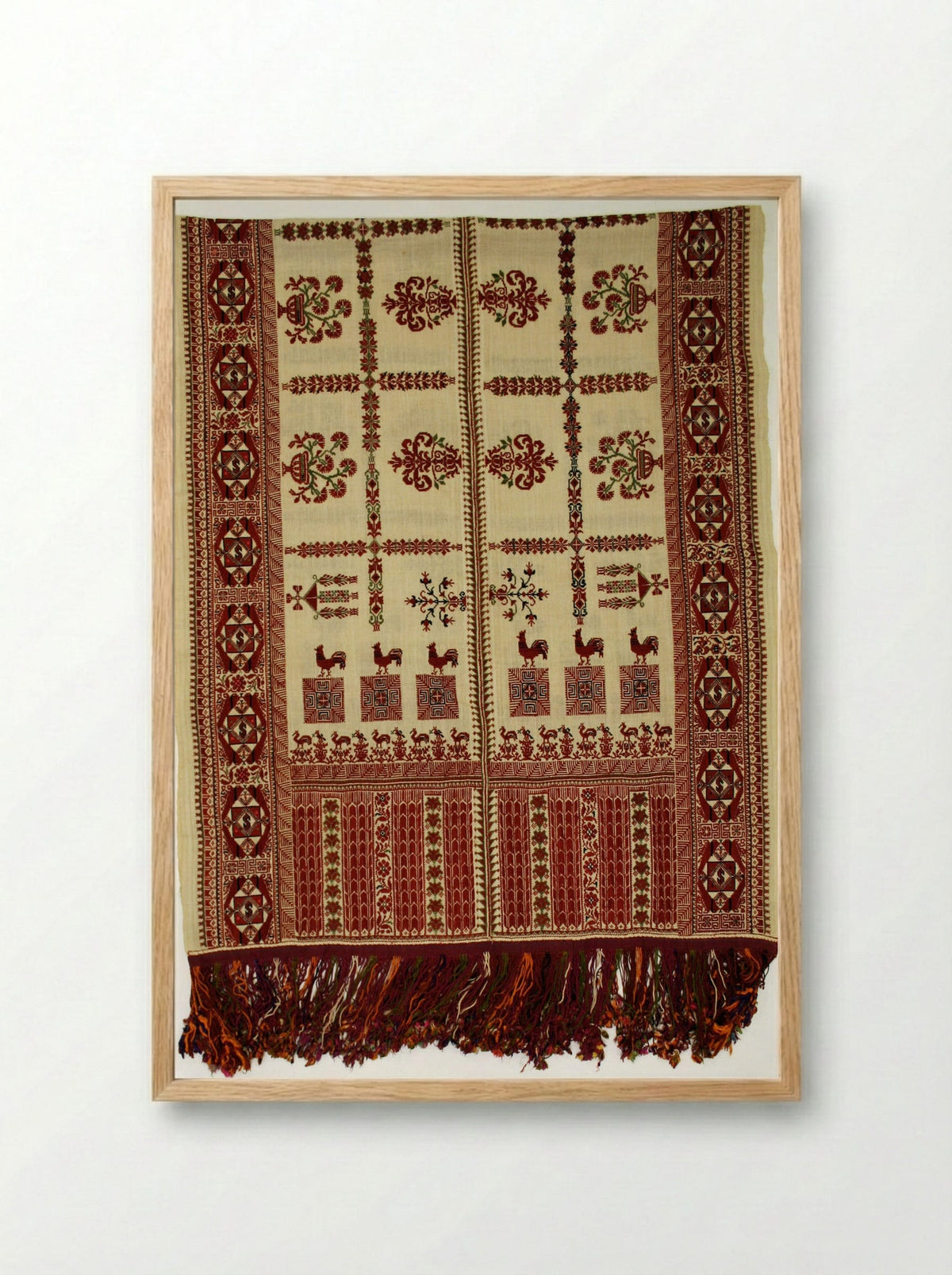 Headscarf - Fine Art Print - Framed Print Wood