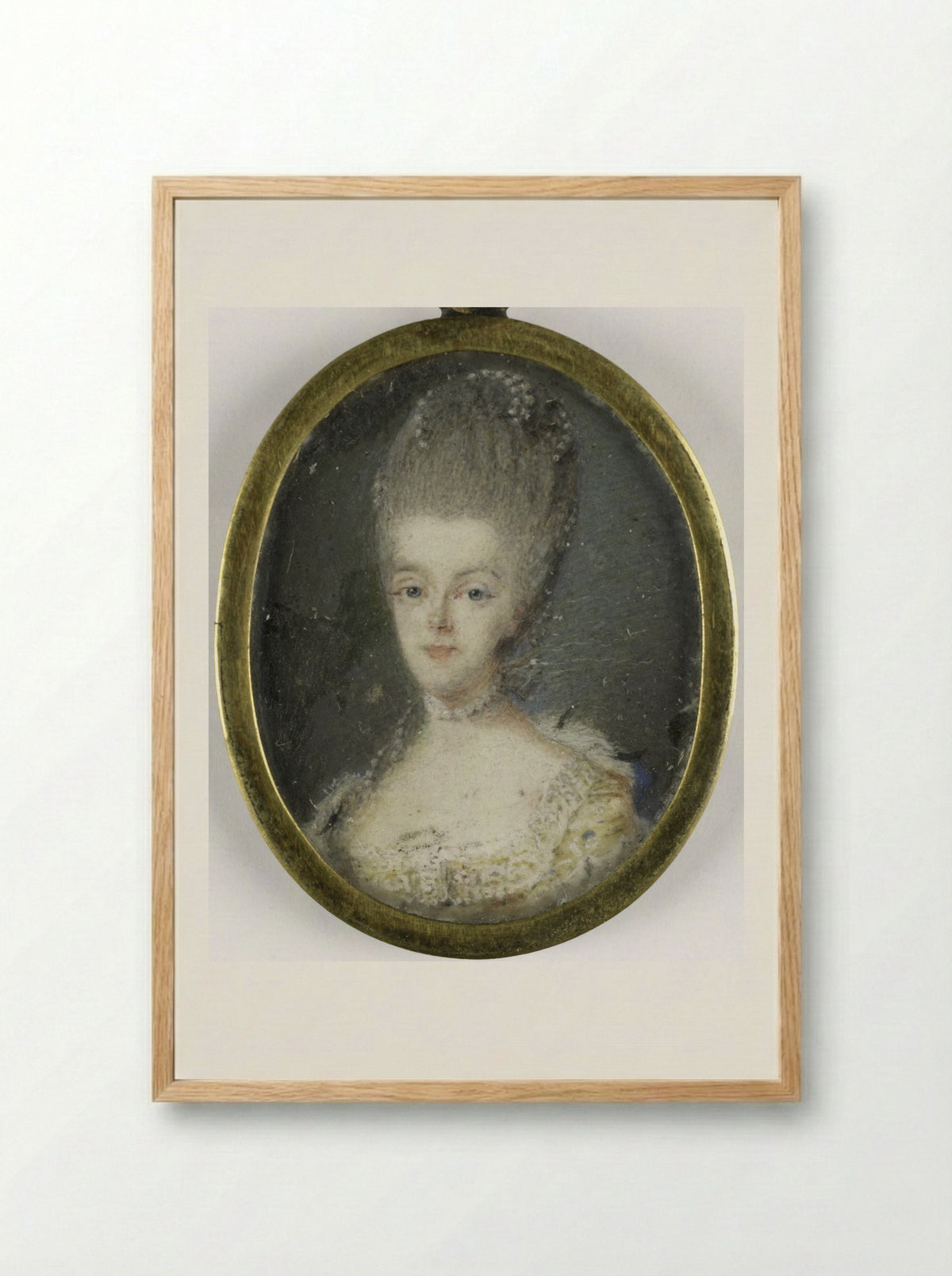 Frederika Sophia Wilhelmina, Princess of Prussia - Robert Mussard - Framed Print Wood
