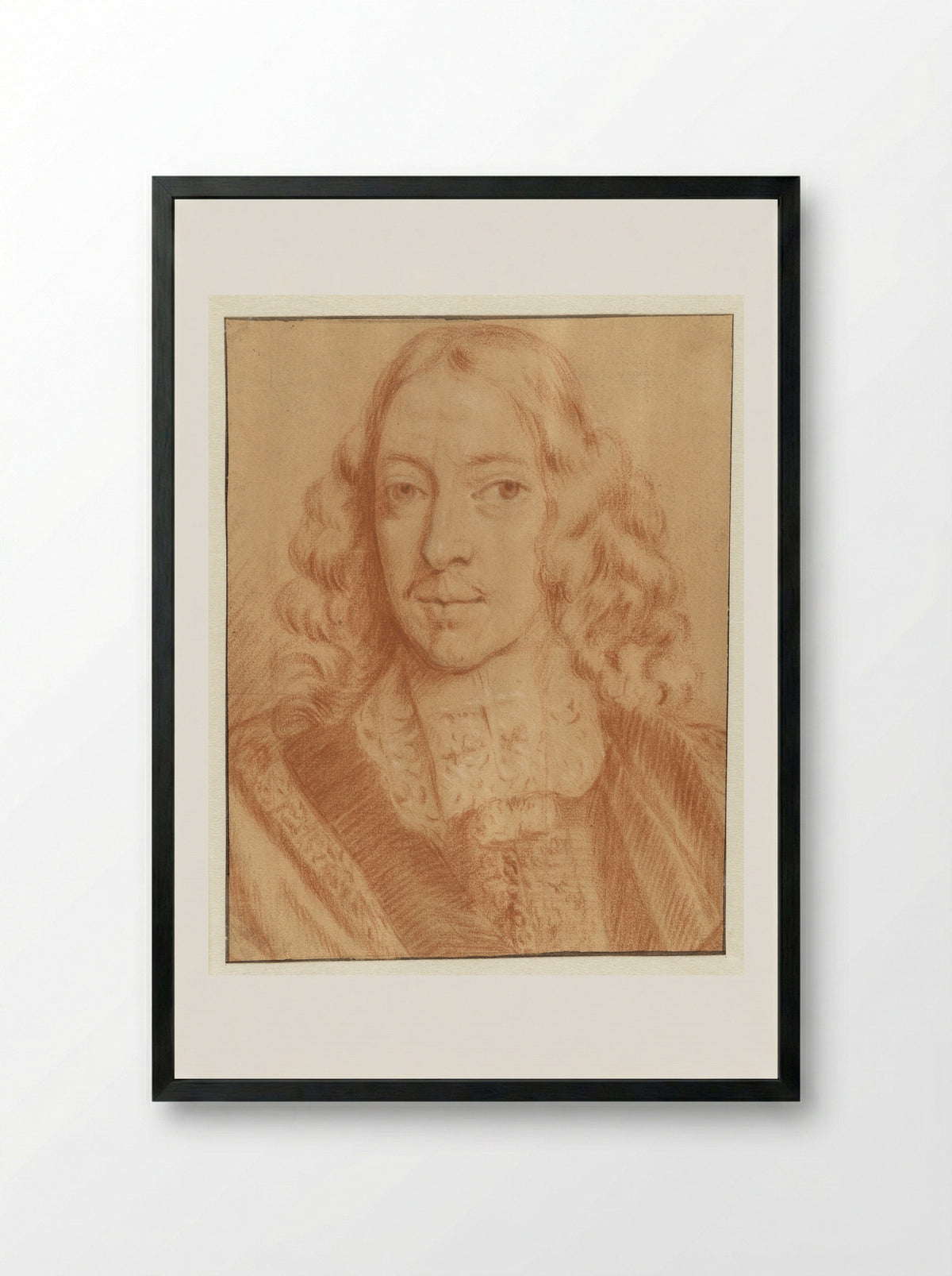 Portret van Cornelis de Witt - Jan de Baen - Framed Print Black