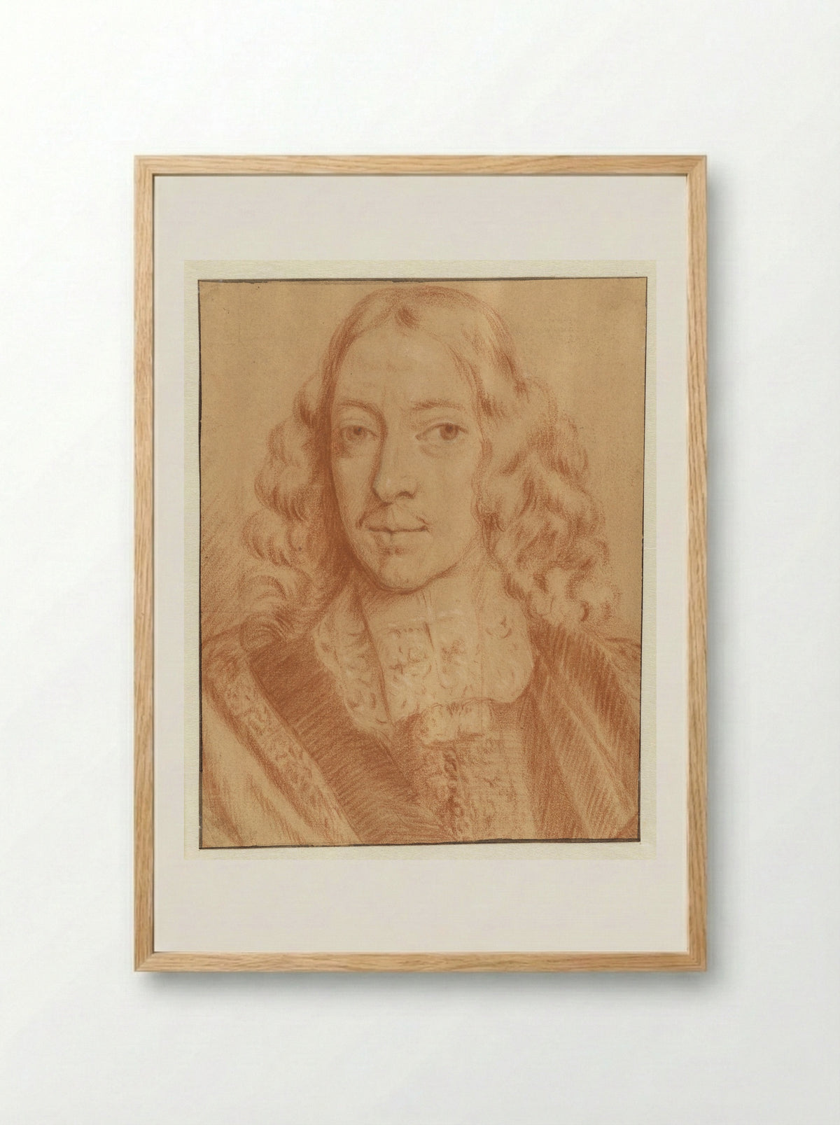 Portret van Cornelis de Witt - Jan de Baen - Framed Print Wood