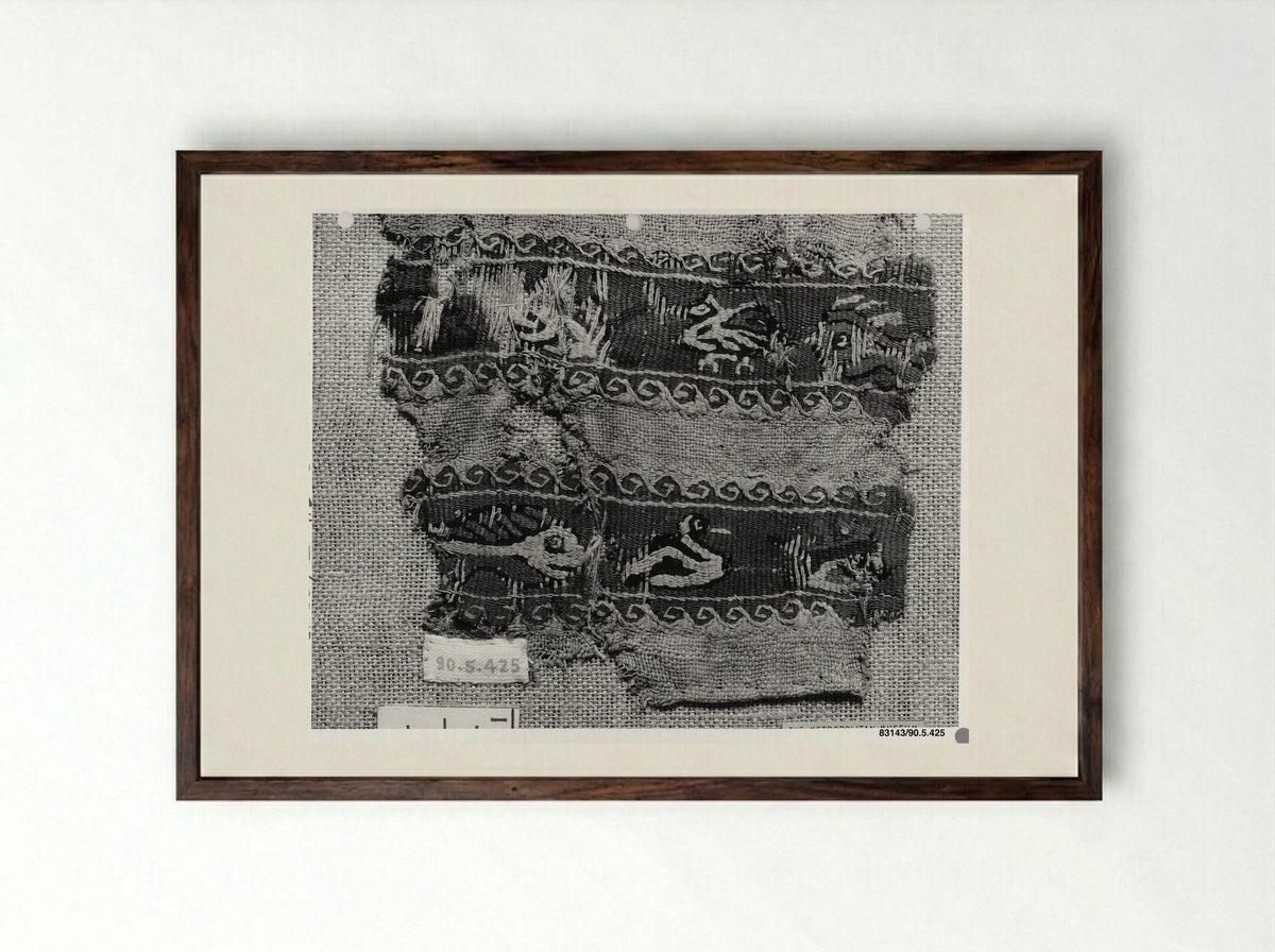 Fragment of a Sleeve - Fine Art Print - Framed Print Dark Wood