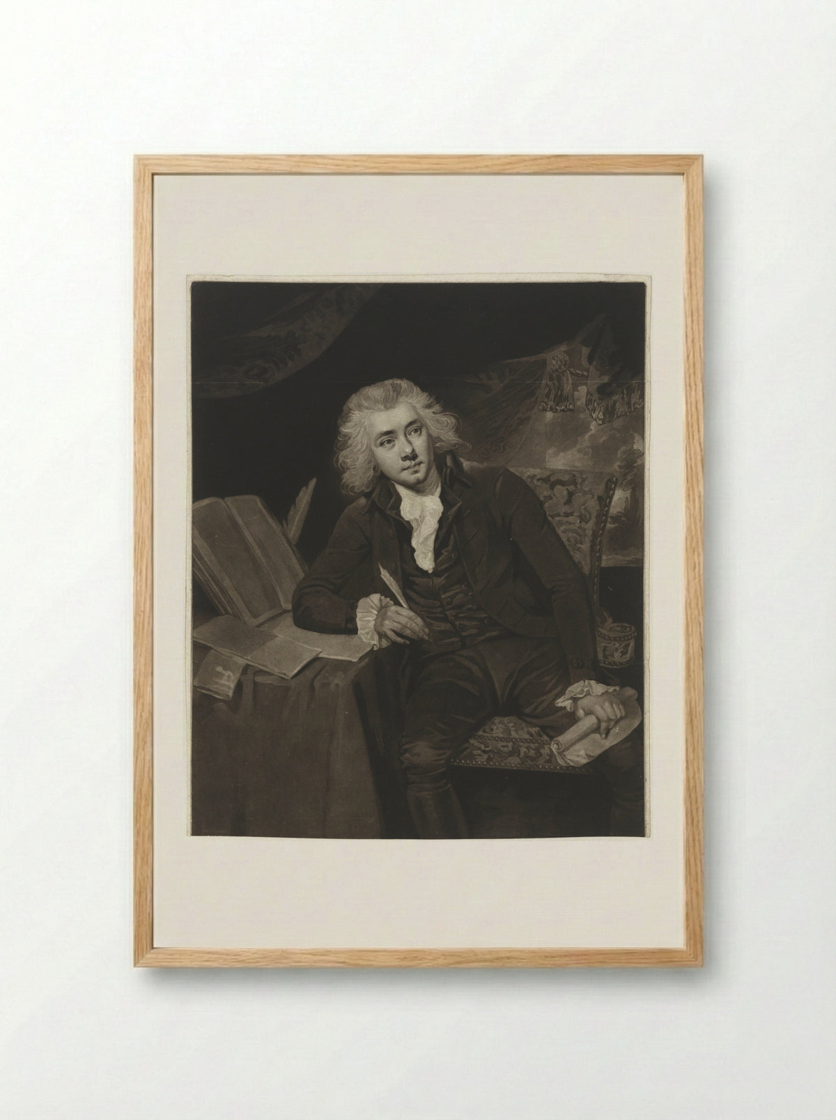Portrait of William Wilberforce - Charles Howard Hodges - Framed Print Wood