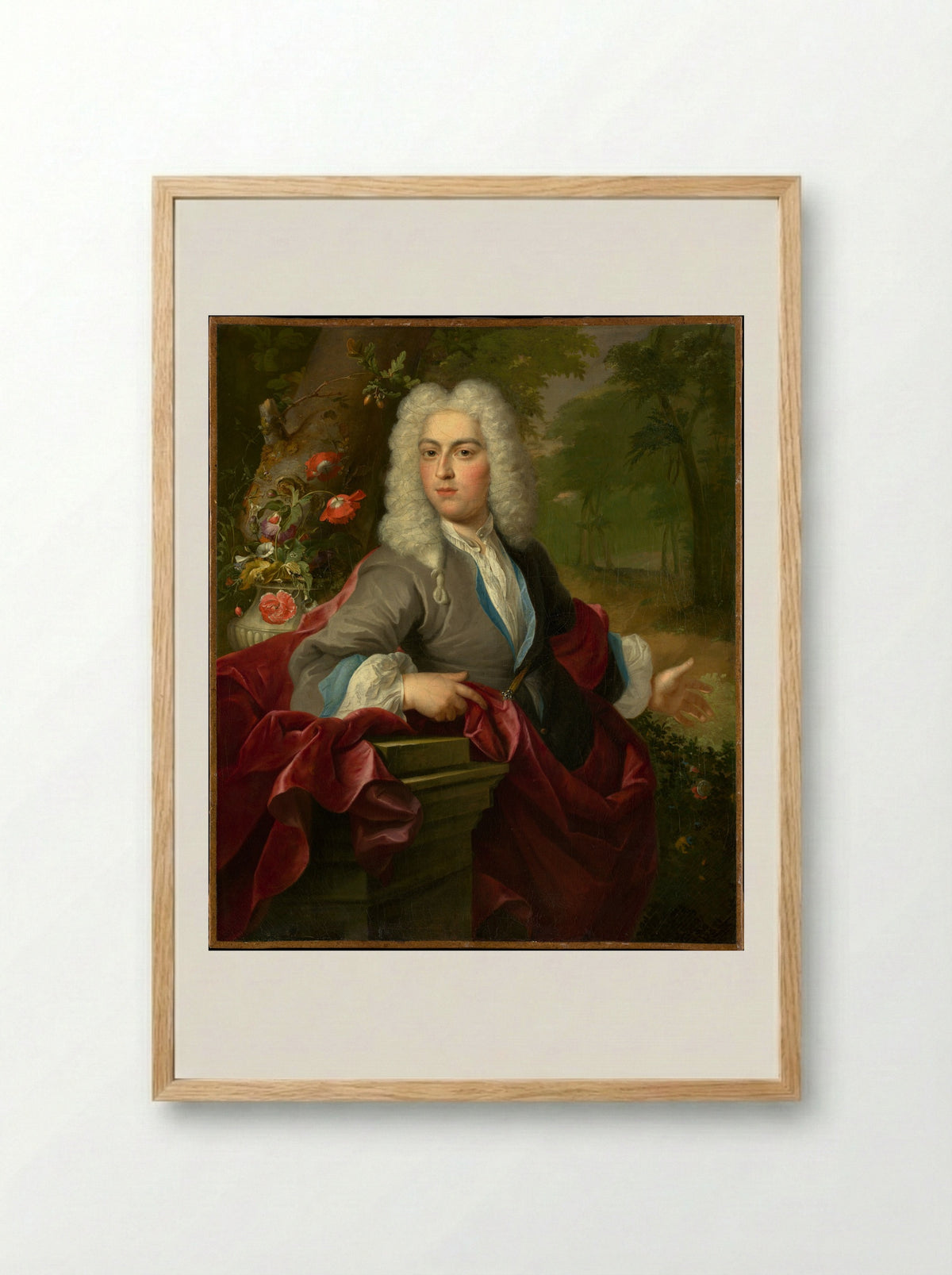 Portrait of a Man - Arnold Boonen - Framed Print Wood