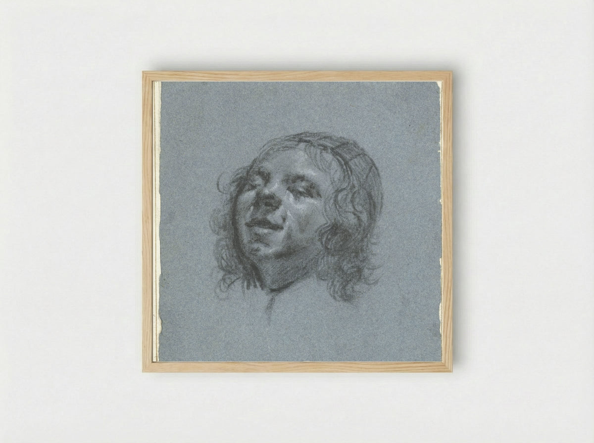 Self-Portrait - Moses ter Borch - Framed Print Wood