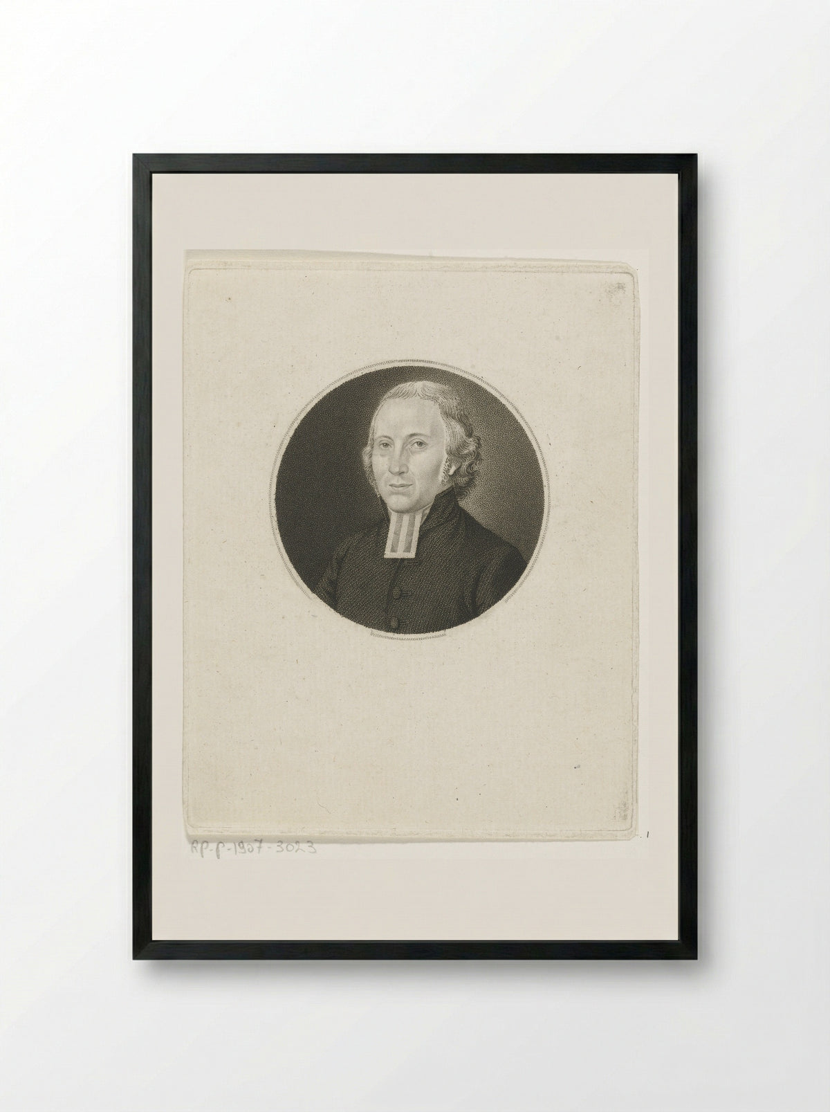 Portret van Lodewijk Ten Bokkel - Jan Willem Caspari - Framed Print Black