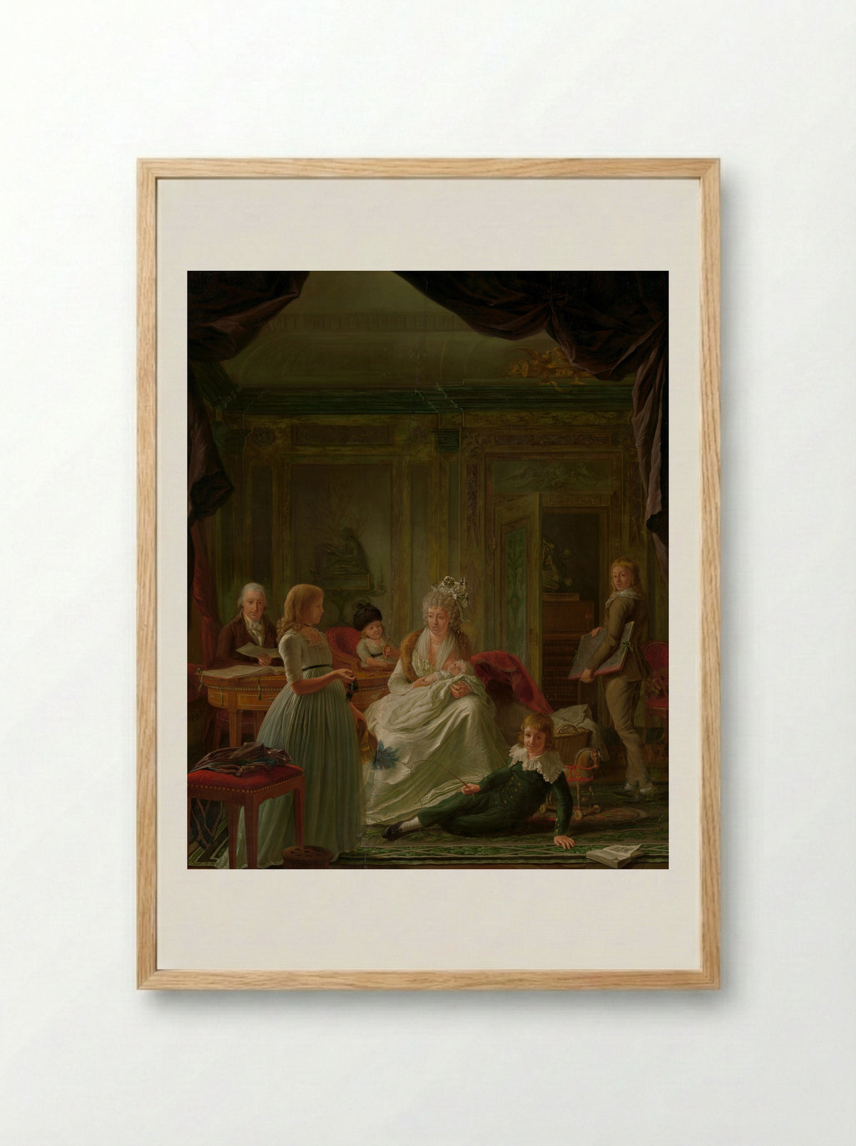 Portrait of Aernout van Beeftingh - Nicolaes Muys - Framed Print Wood
