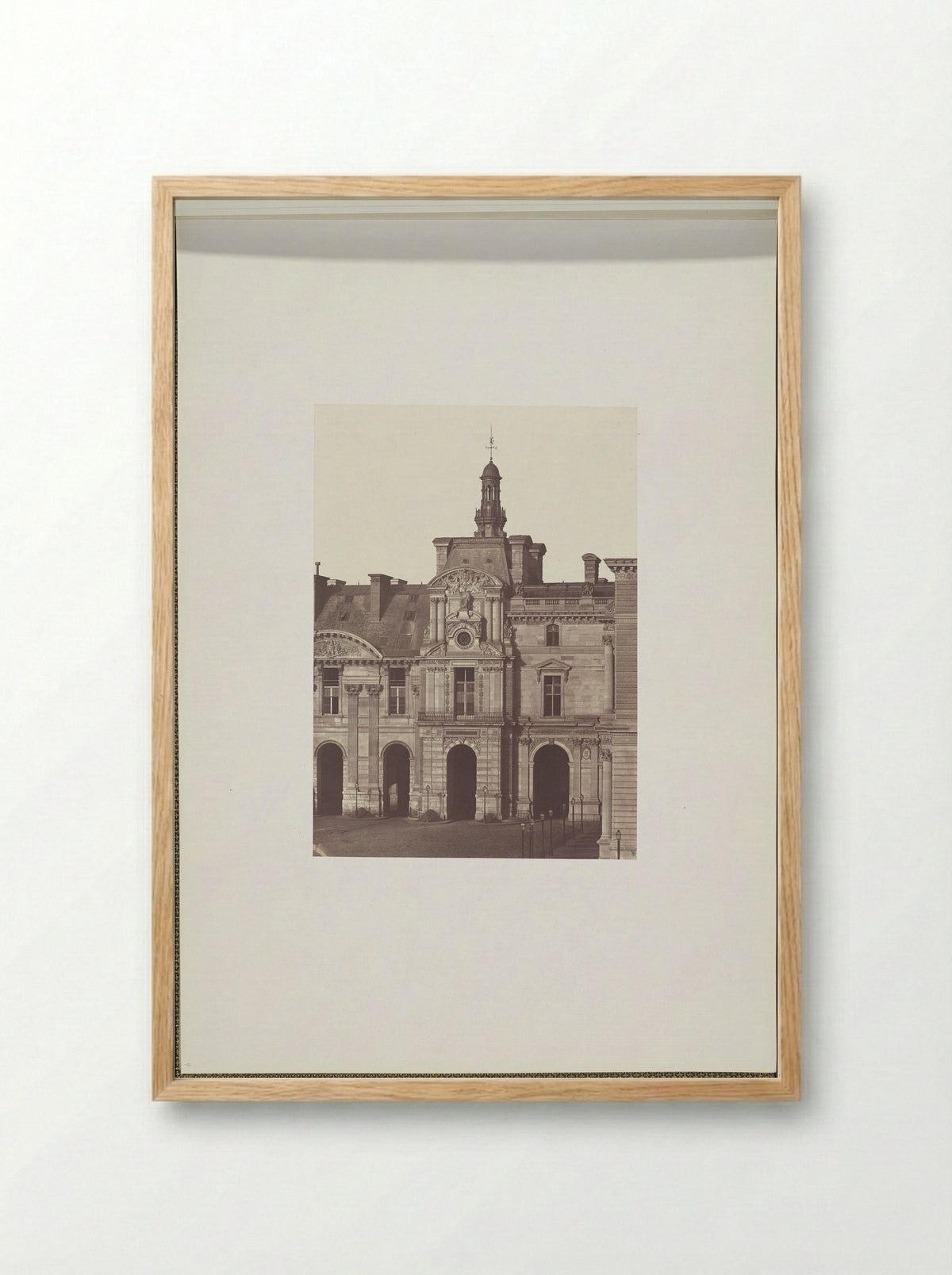 Pavillon de Rohan - Édouard Denis Baldus - Framed Print Wood