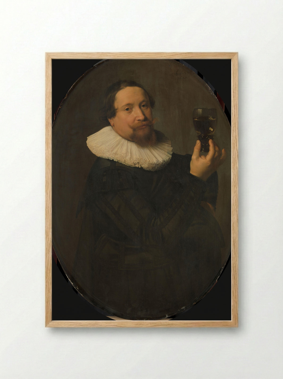 Portret van Maerten Rey - Nicolaes Eliasz. Pickenoy - Framed Print Wood