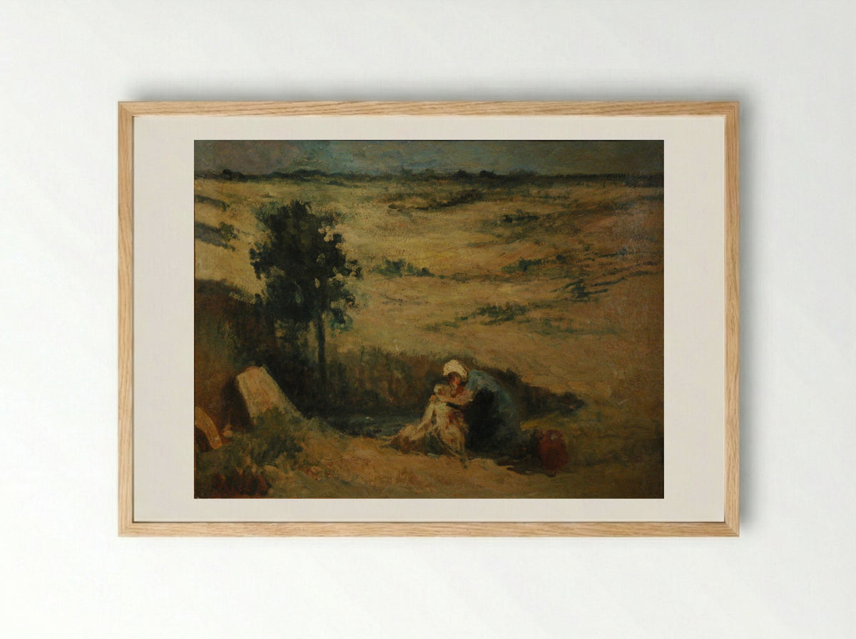 Lavandière - Maximilien Luce - Framed Print Wood