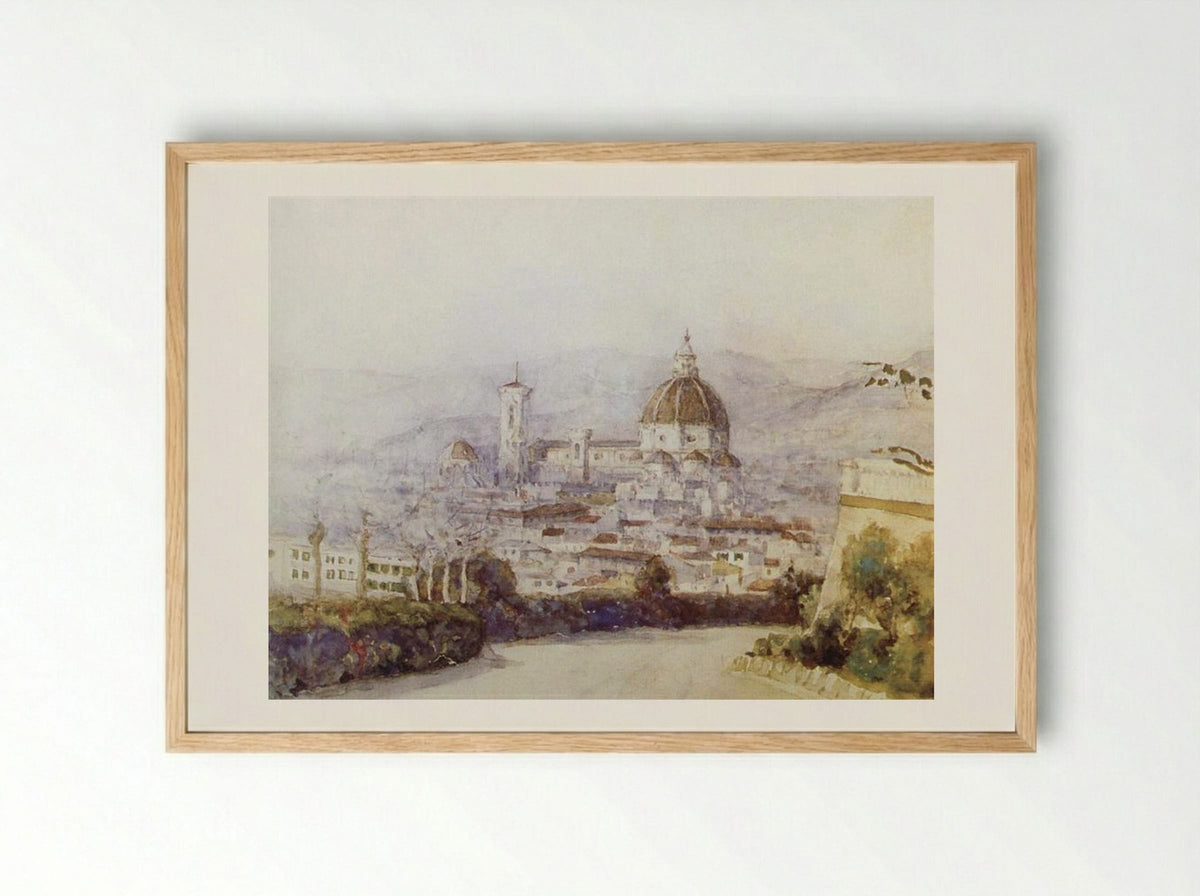 Florence - Vasily Surikov - Framed Print Wood