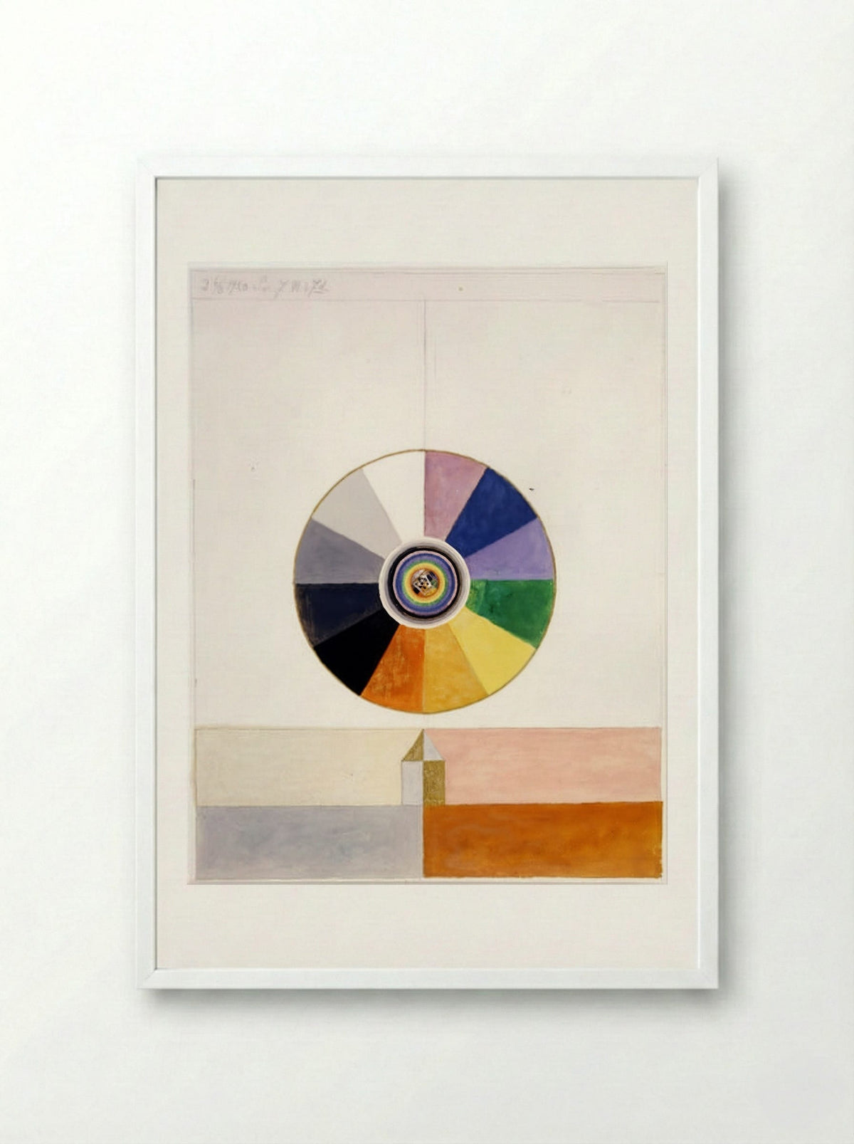 Series VII, No. 7d - Hilma af Klint - Framed Print White